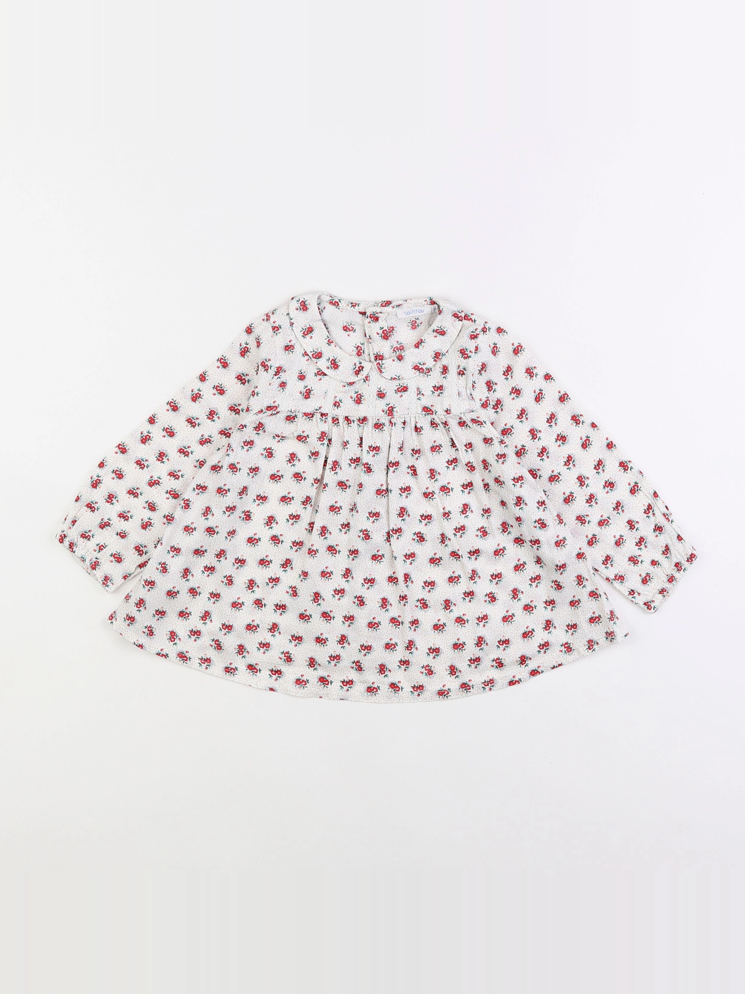Boutchou - blouse blanc - 18 mois