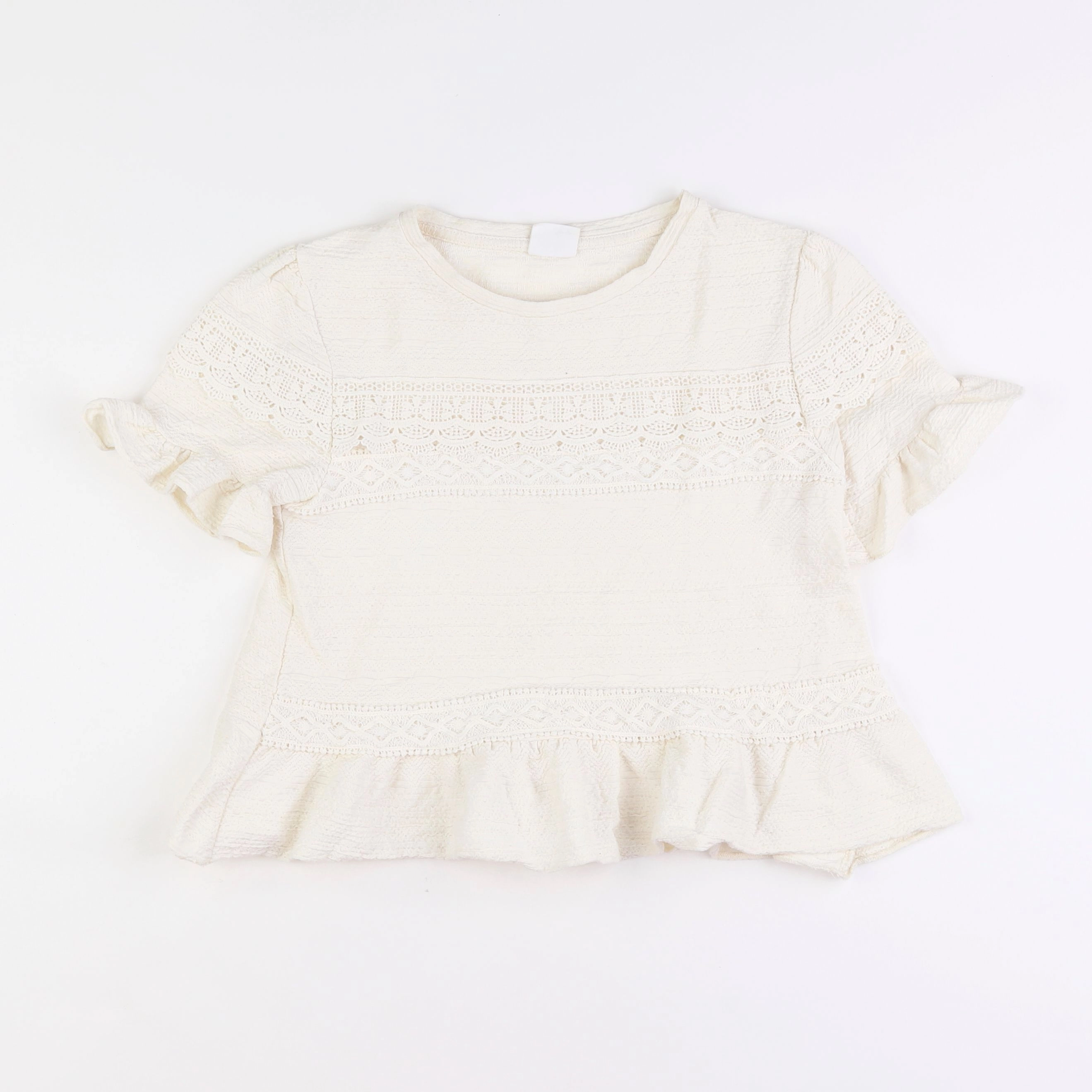 Zara - tee-shirt beige - 13/14 ans