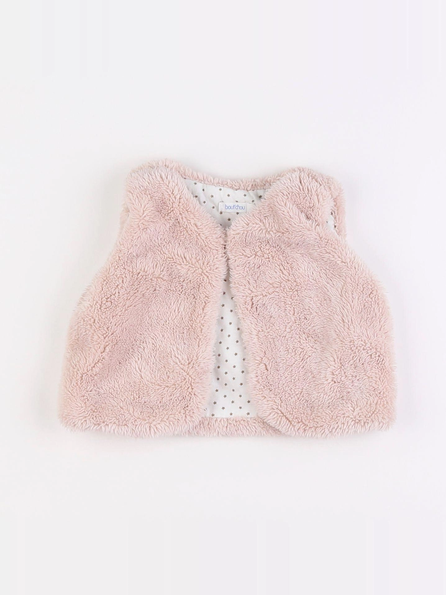 Boutchou - gilet rose - 6 mois