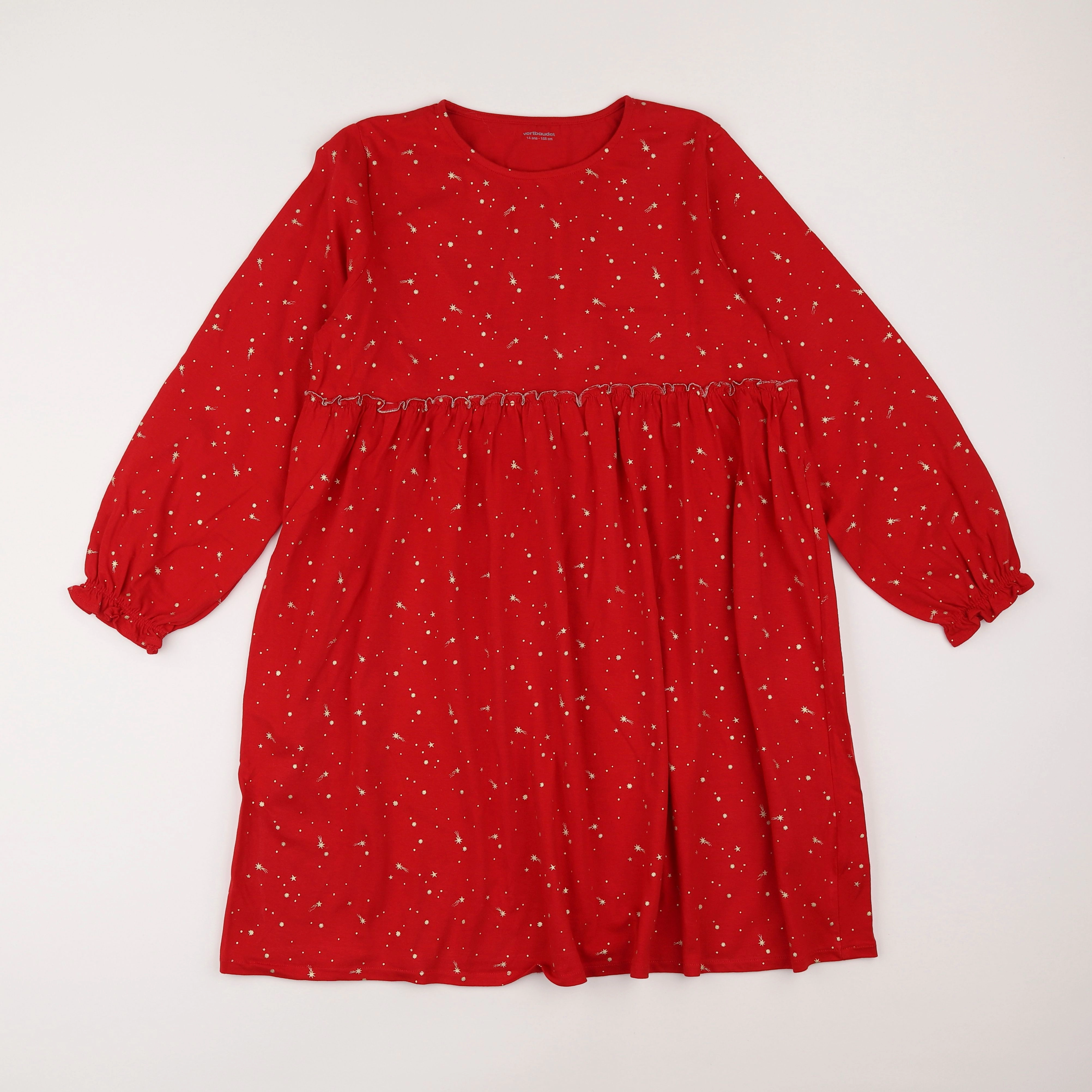 Vertbaudet - robe rouge - 13 ans