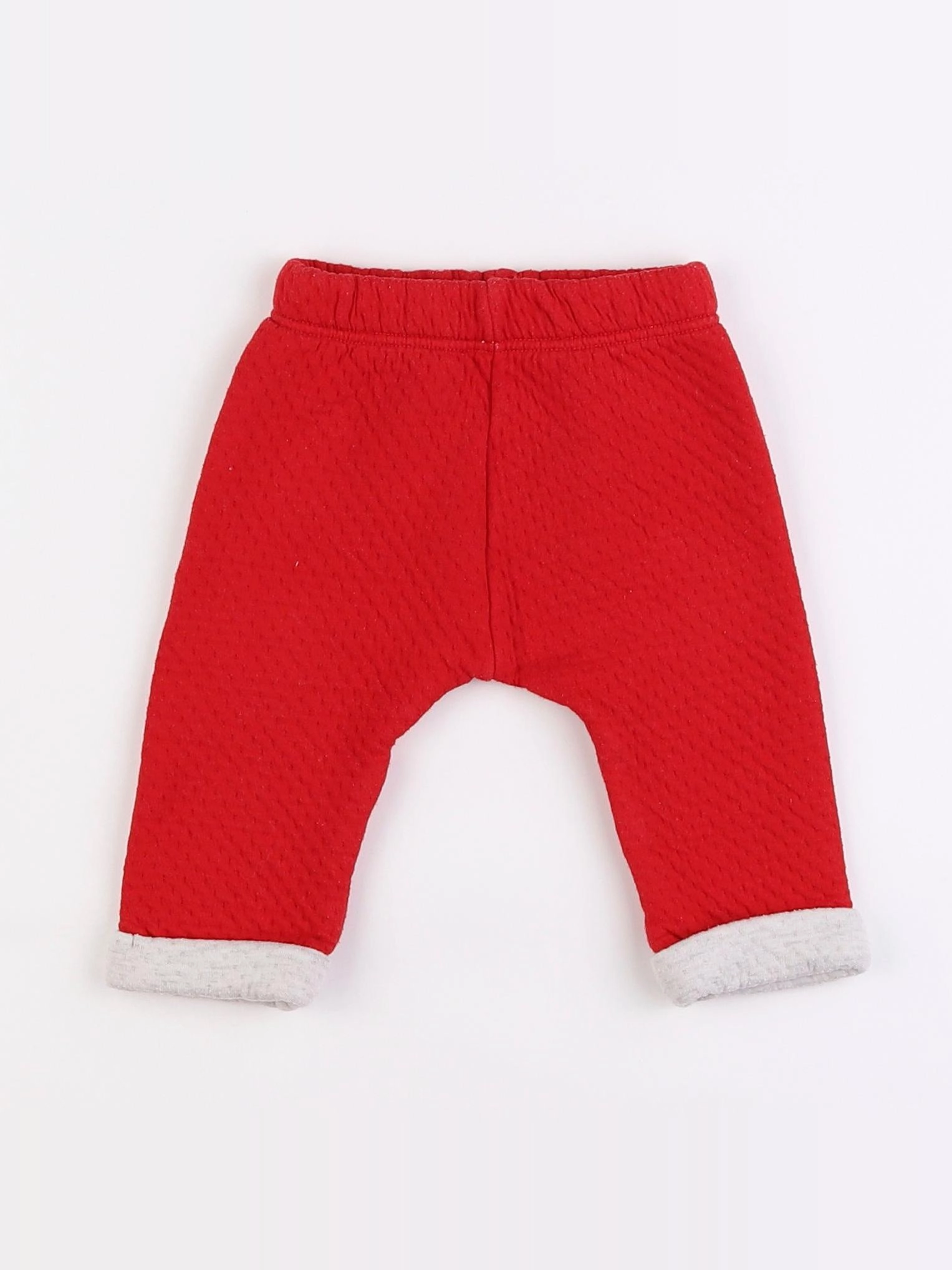 Petit Bateau - jogging rouge - 6 mois