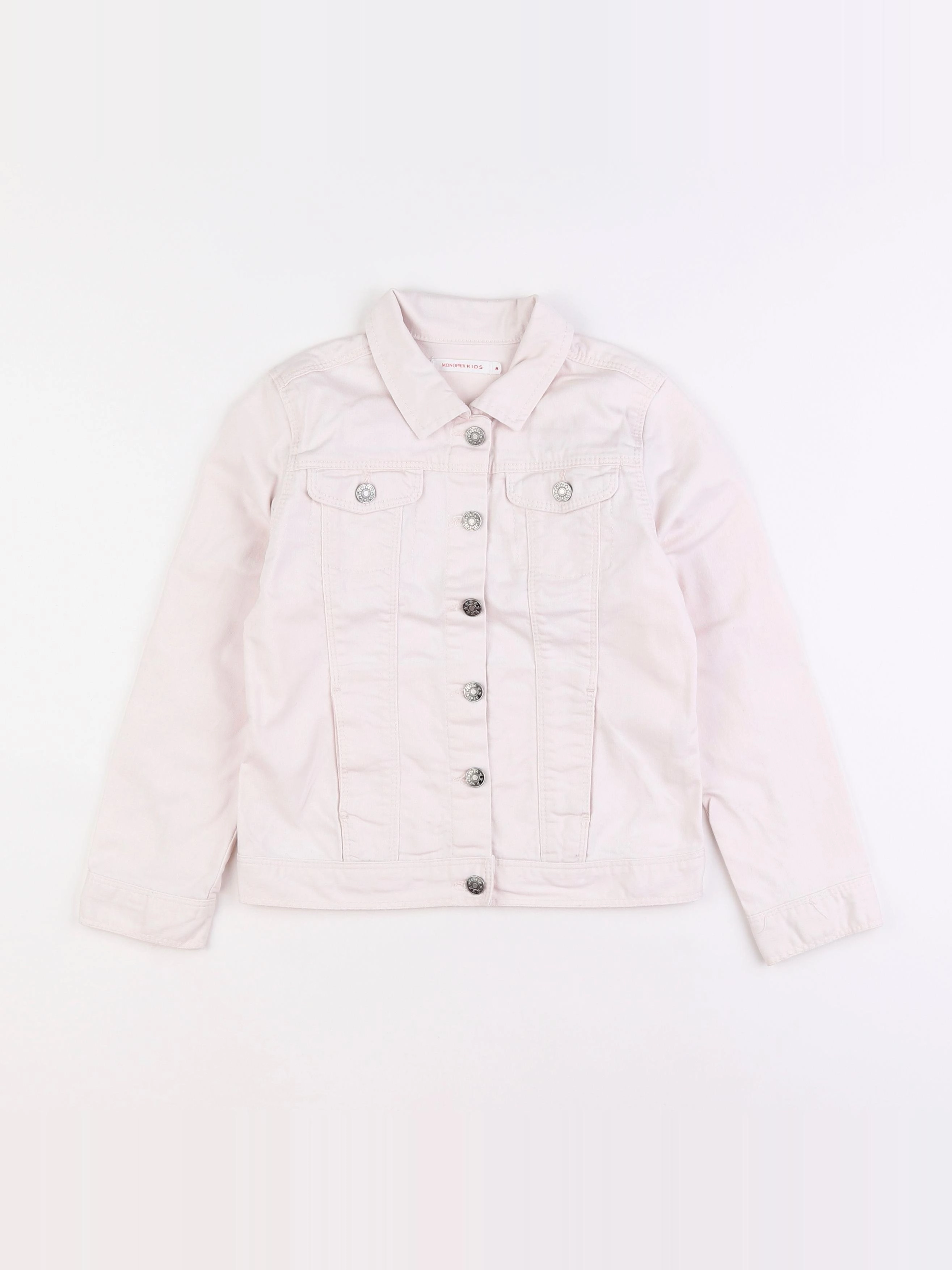 Monoprix - veste rose - 8 ans