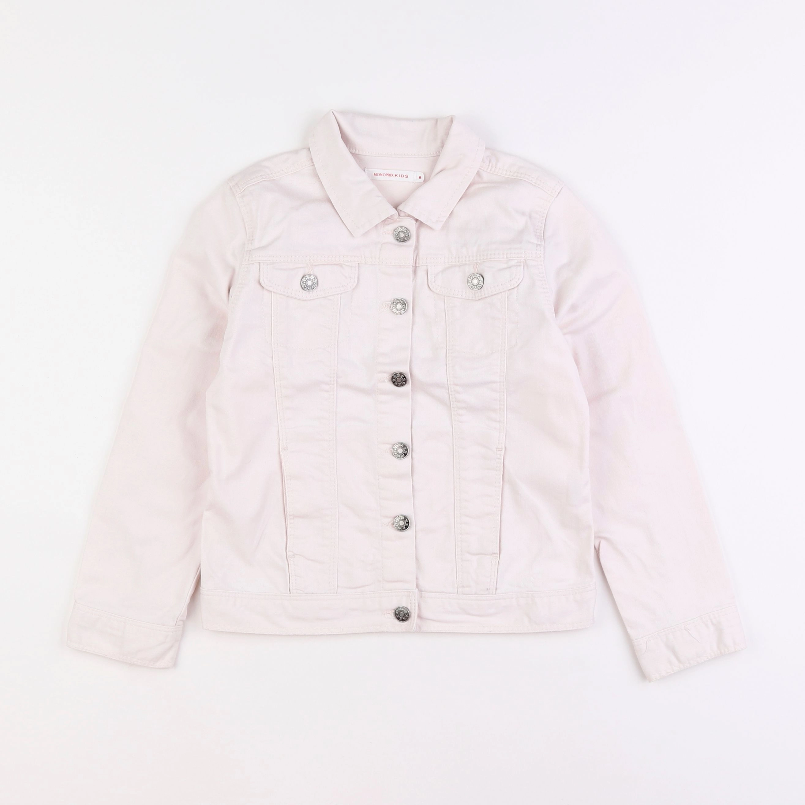 Monoprix - veste rose - 8 ans