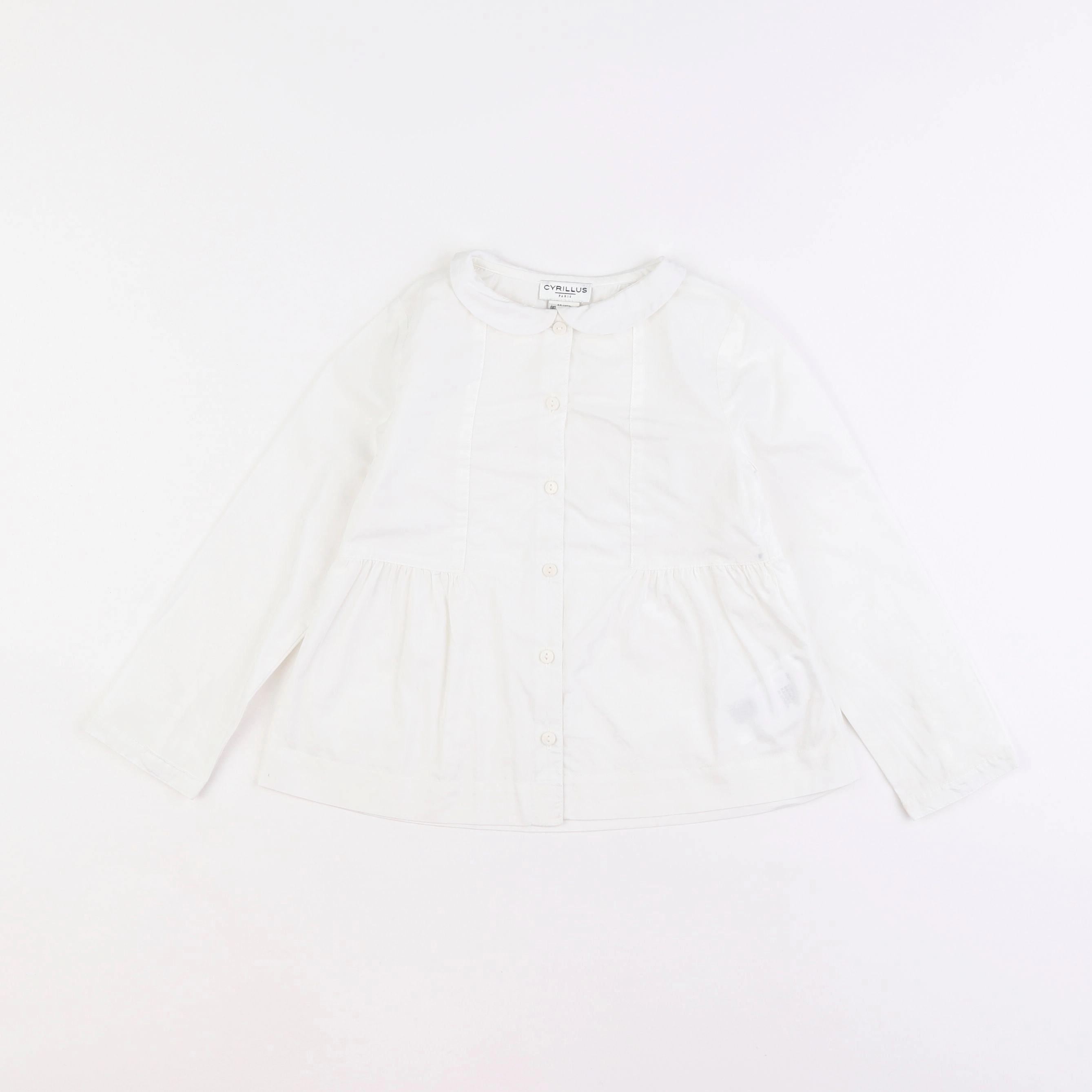 Cyrillus - blouse blanc - 4 ans