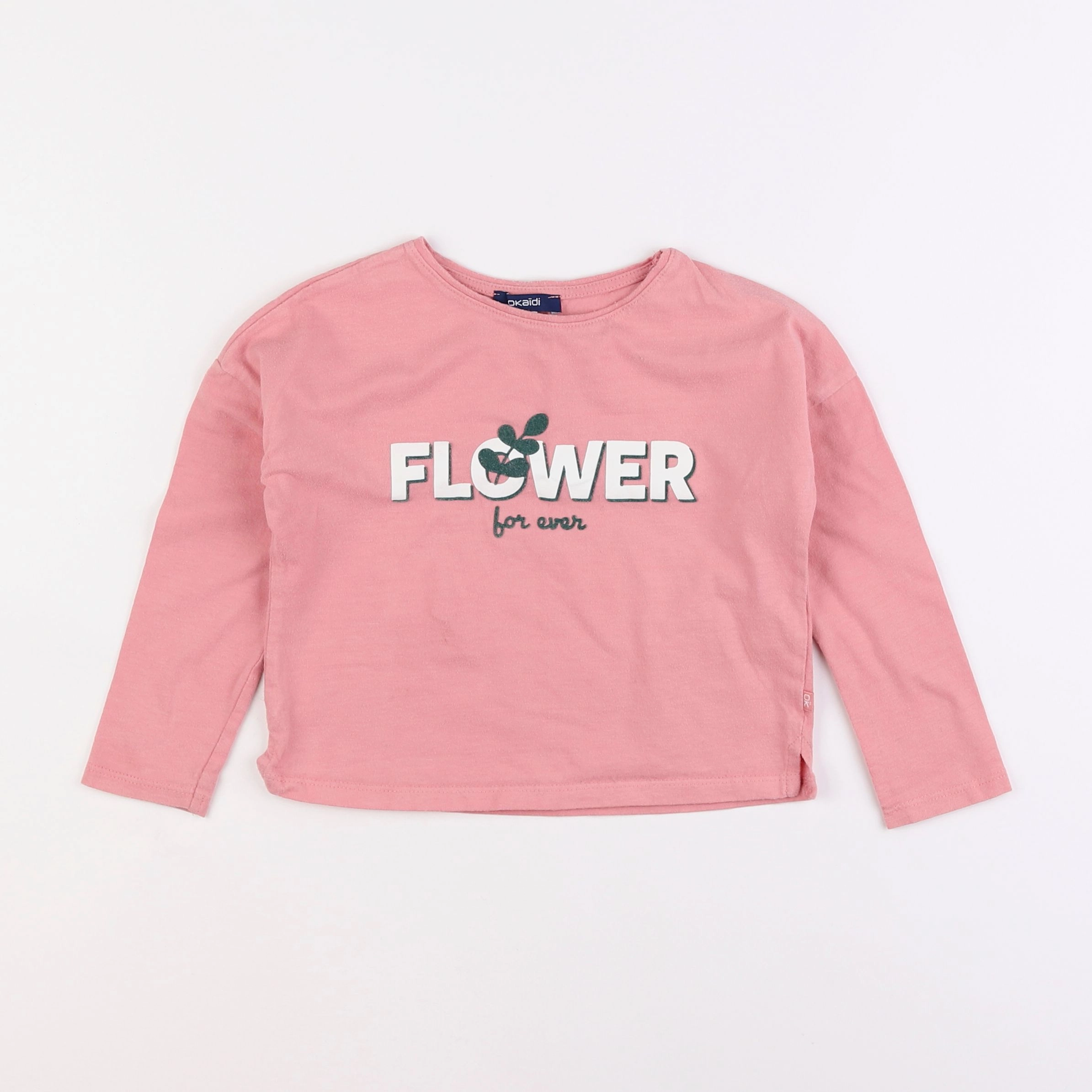 Okaidi - tee-shirt rose - 4 ans