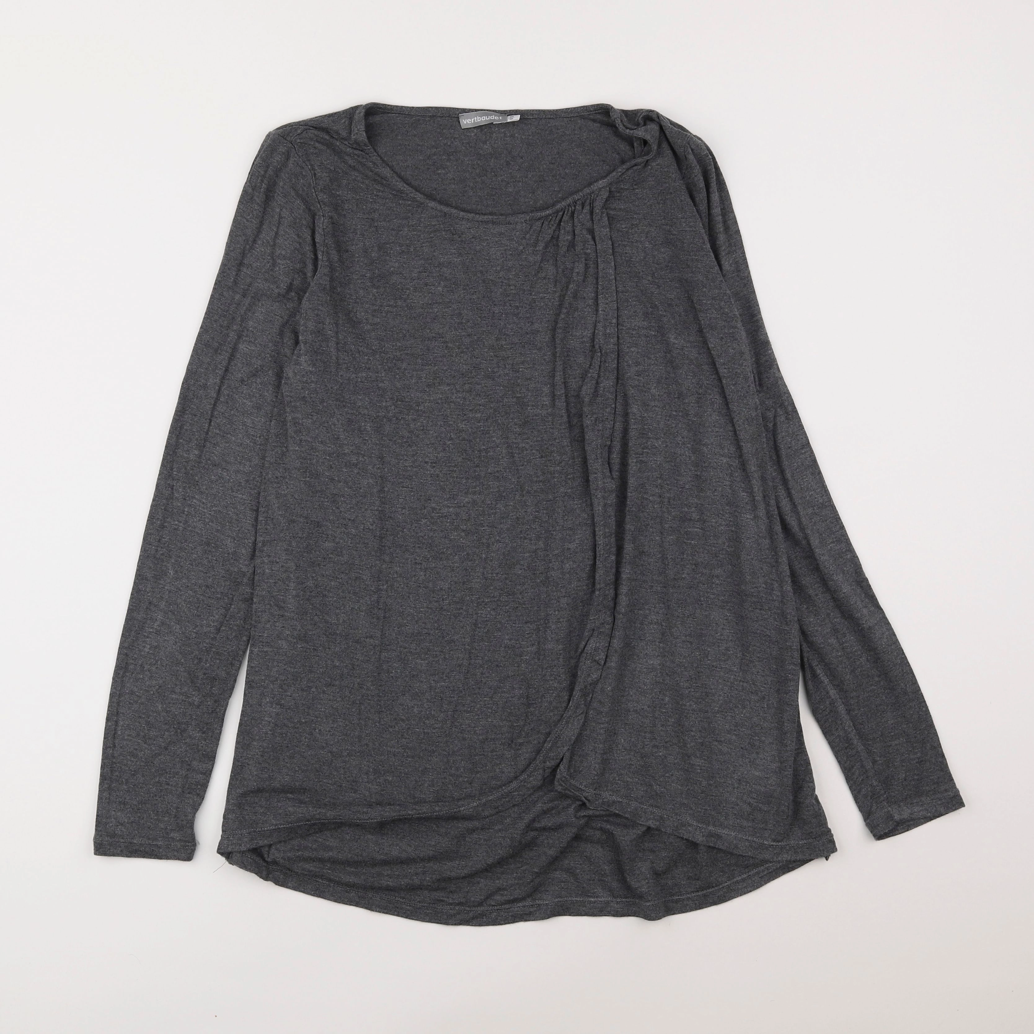 Vertbaudet - tee-shirt grossesse, allaitement gris - 34 à 36