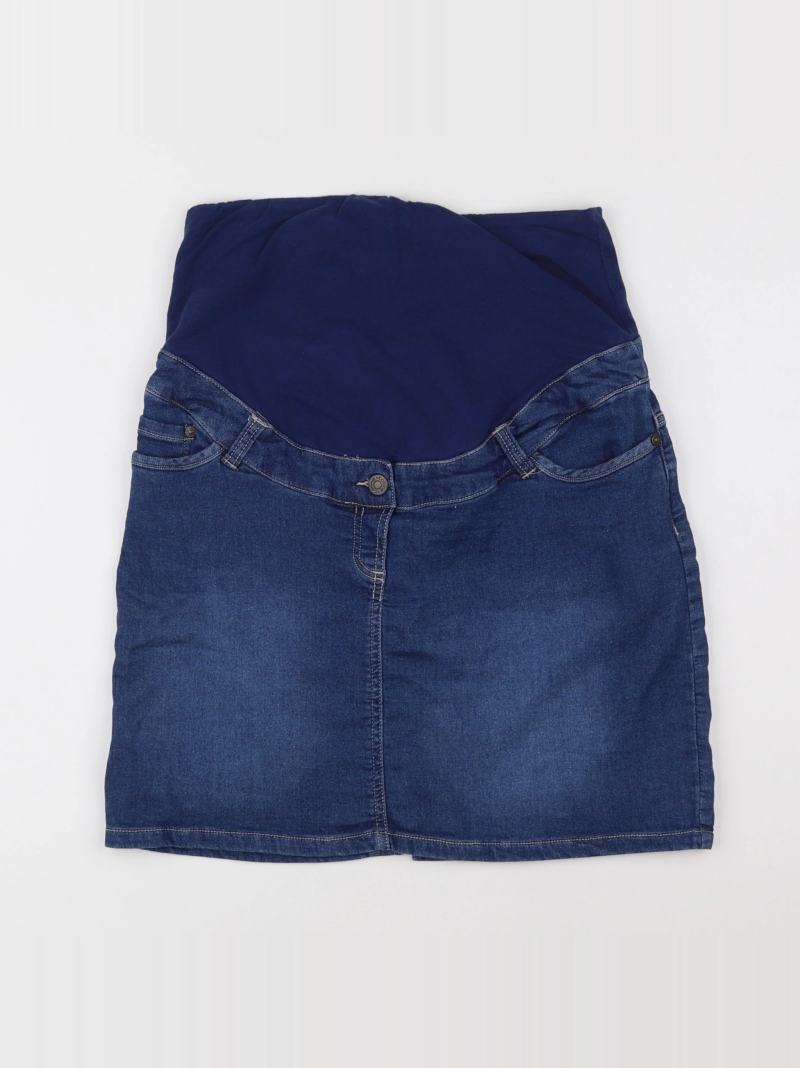 Vertbaudet - jupe grossesse bleu - 38