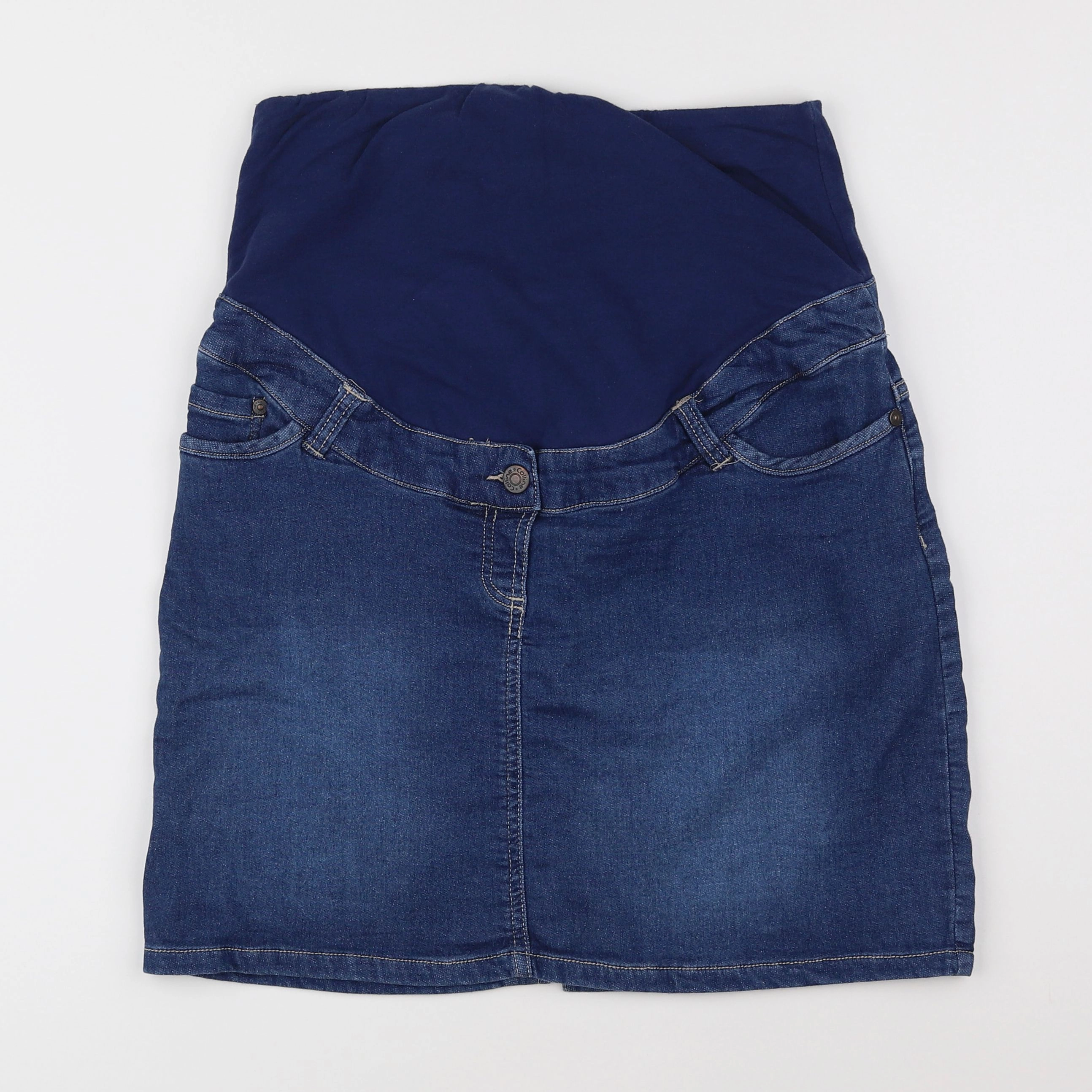 Vertbaudet - jupe grossesse bleu - 38