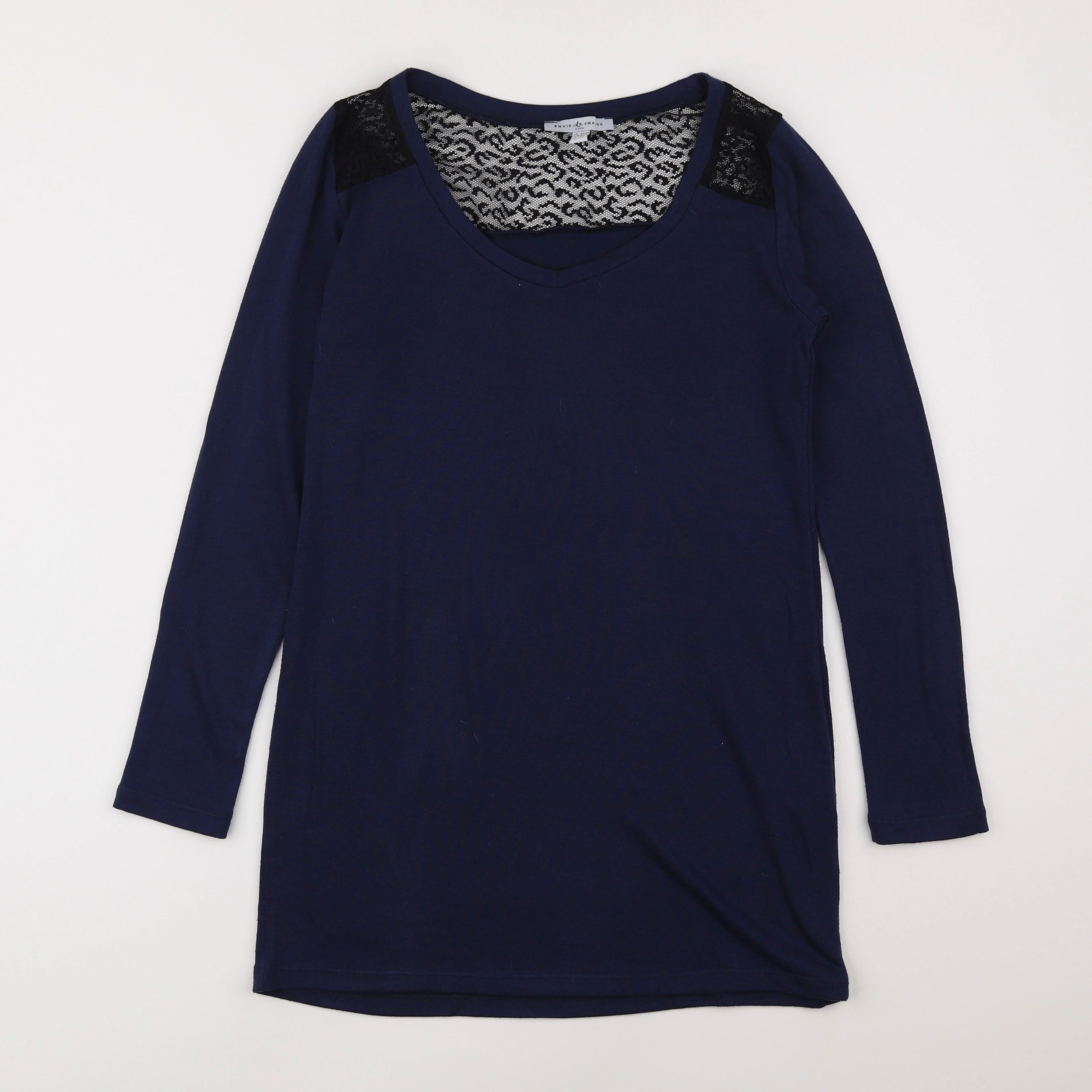 Envie de fraise - blouse grossesse bleu - 36 à 38