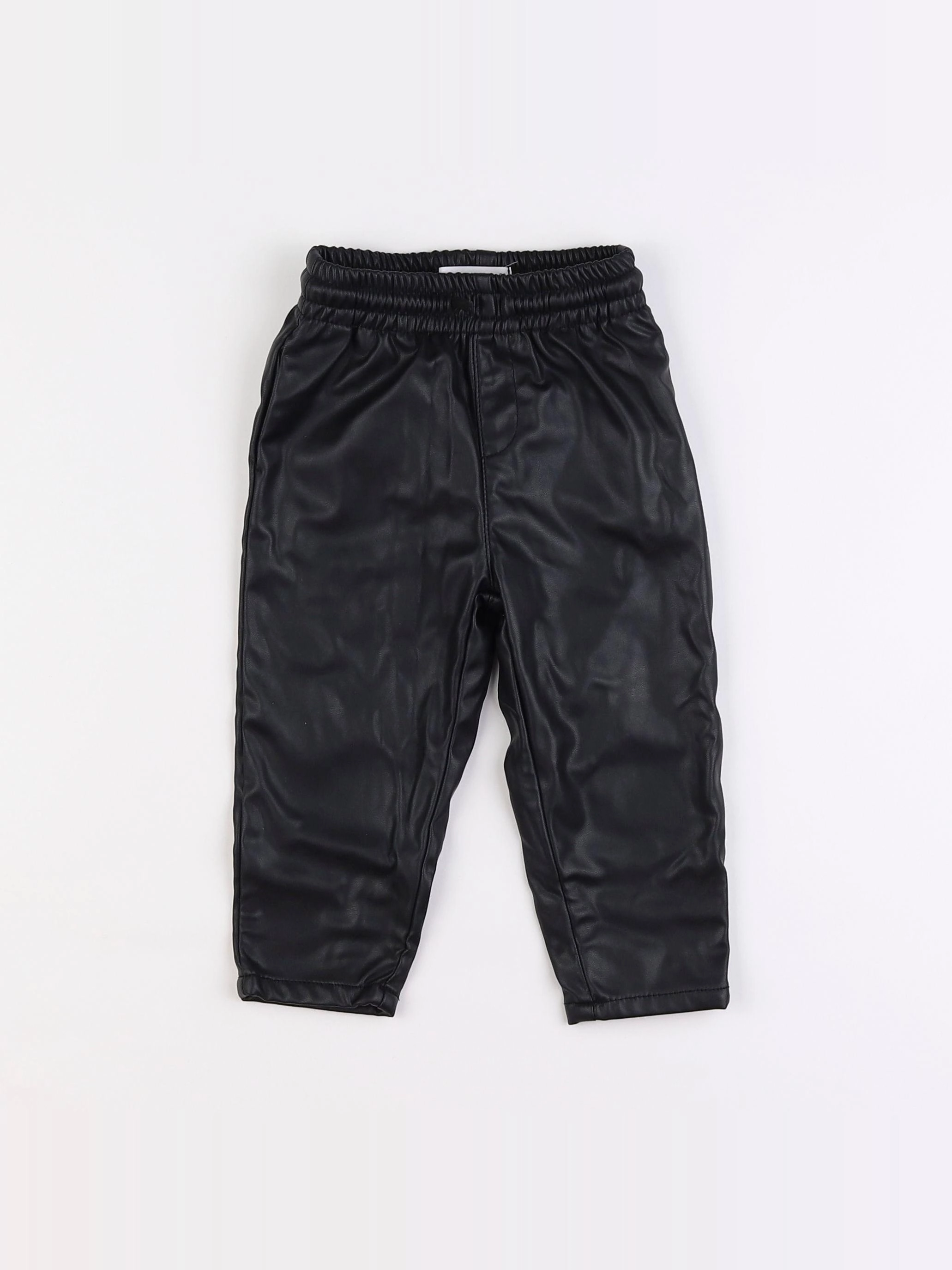 Zara - pantalon noir - 12/18 mois