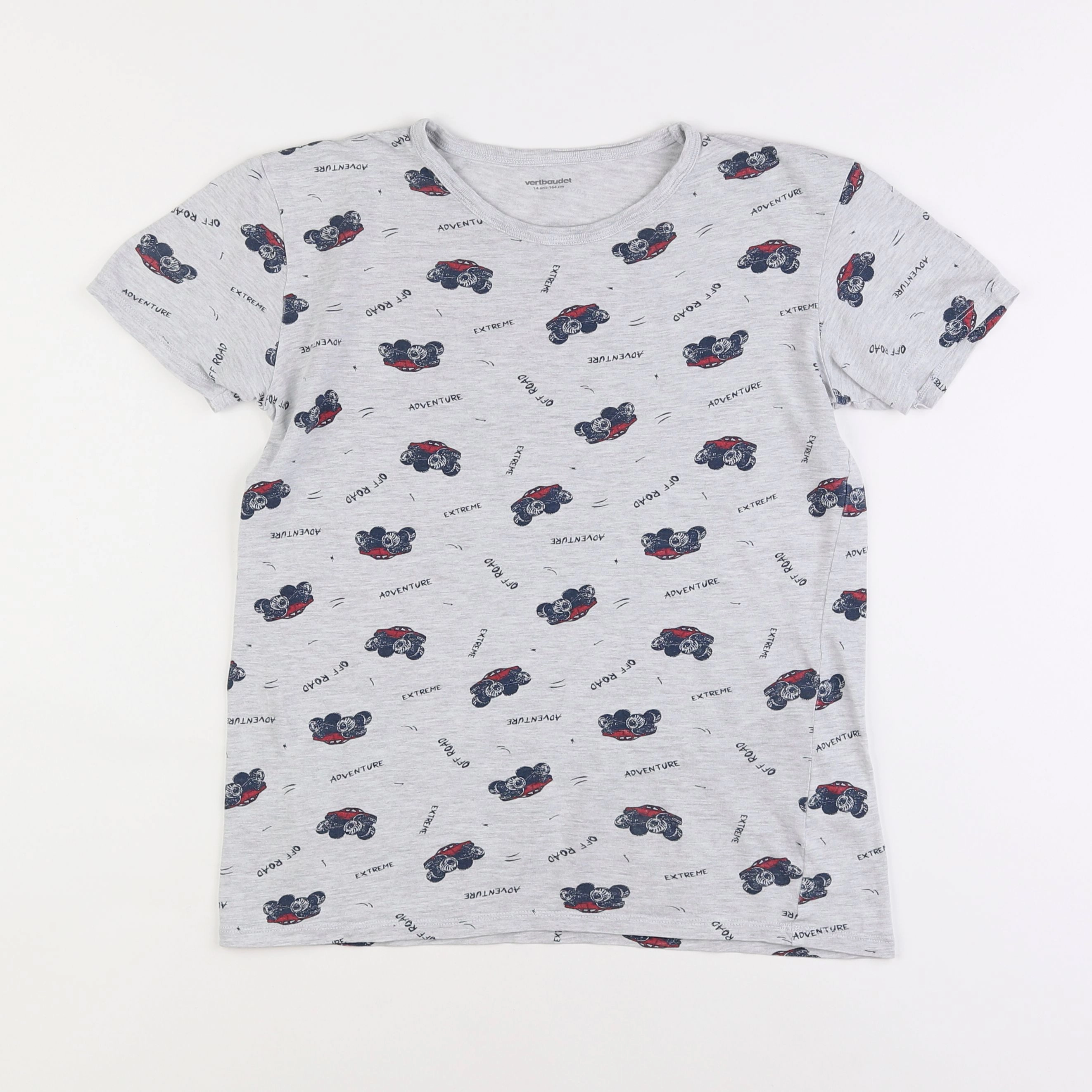 Vertbaudet - tee-shirt multicolore - 14 ans