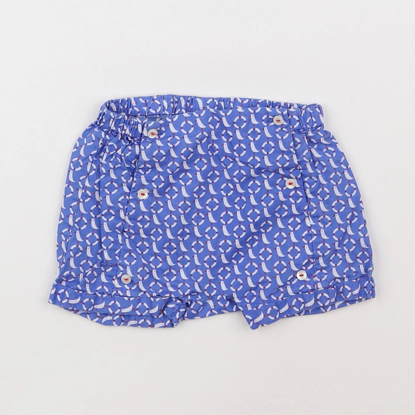 Jacadi - short bleu - 6 mois