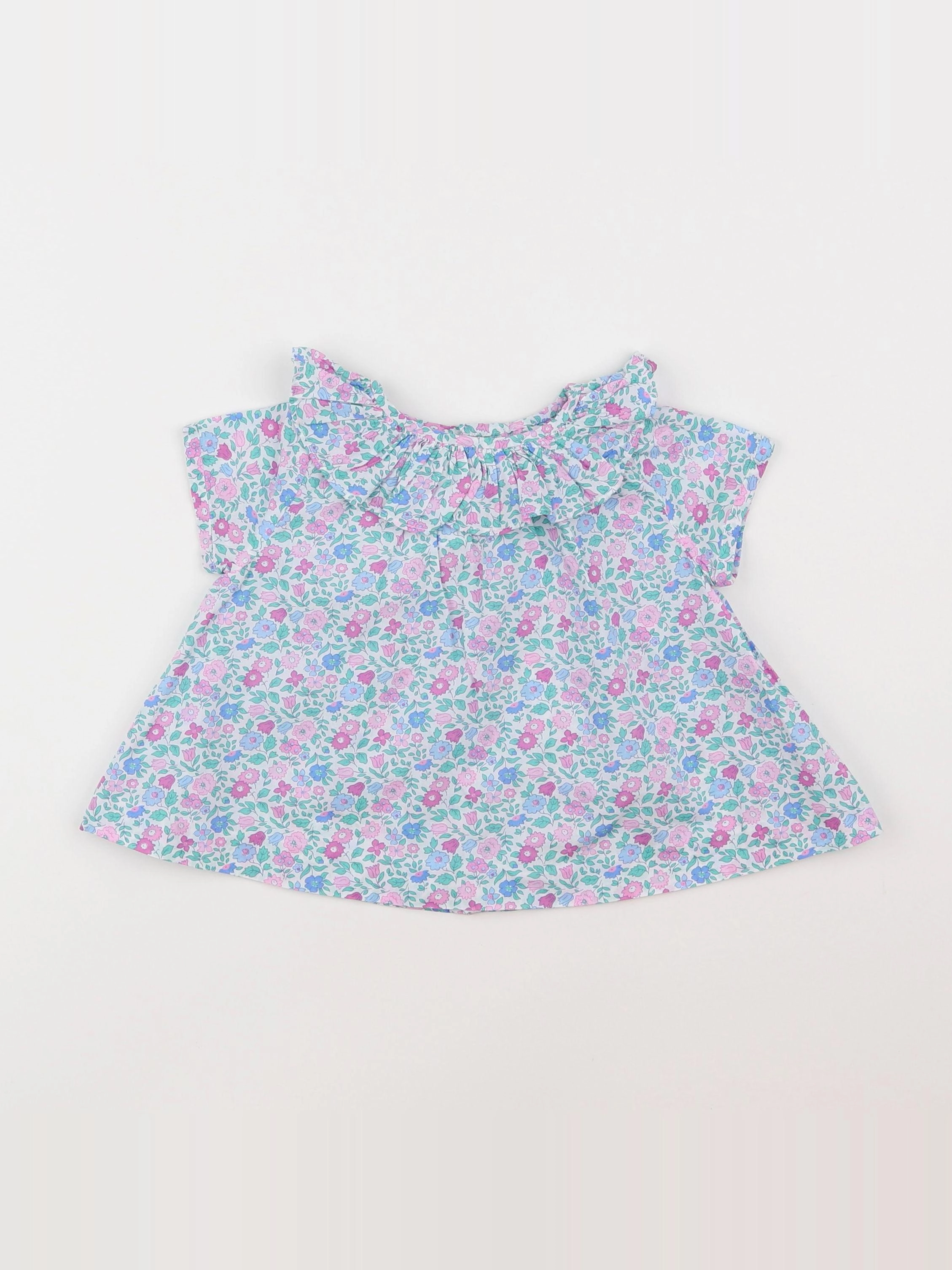Jacadi - blouse liberty multicolore - 18 mois