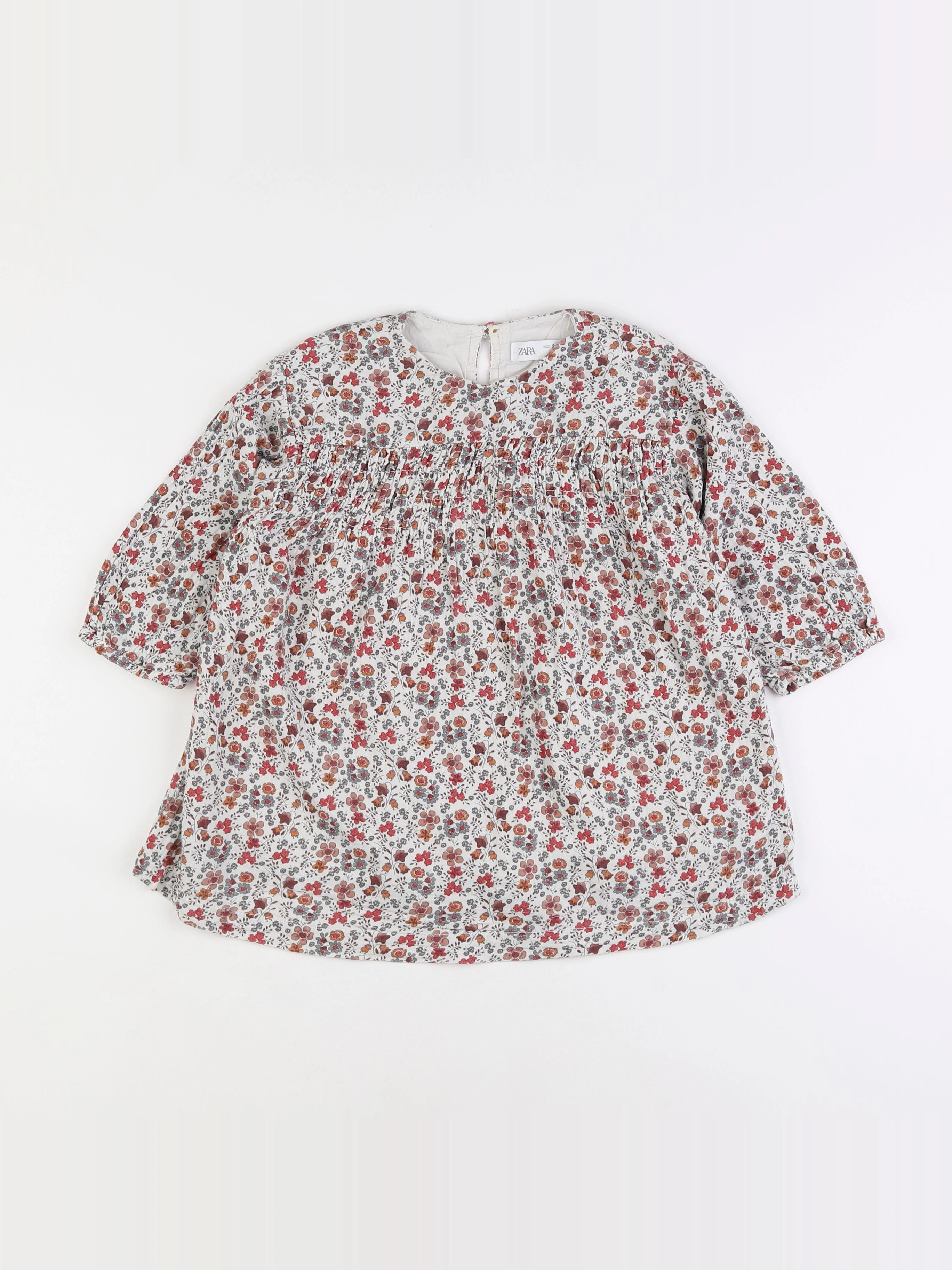 Zara - robe multicolore - 2/3 ans