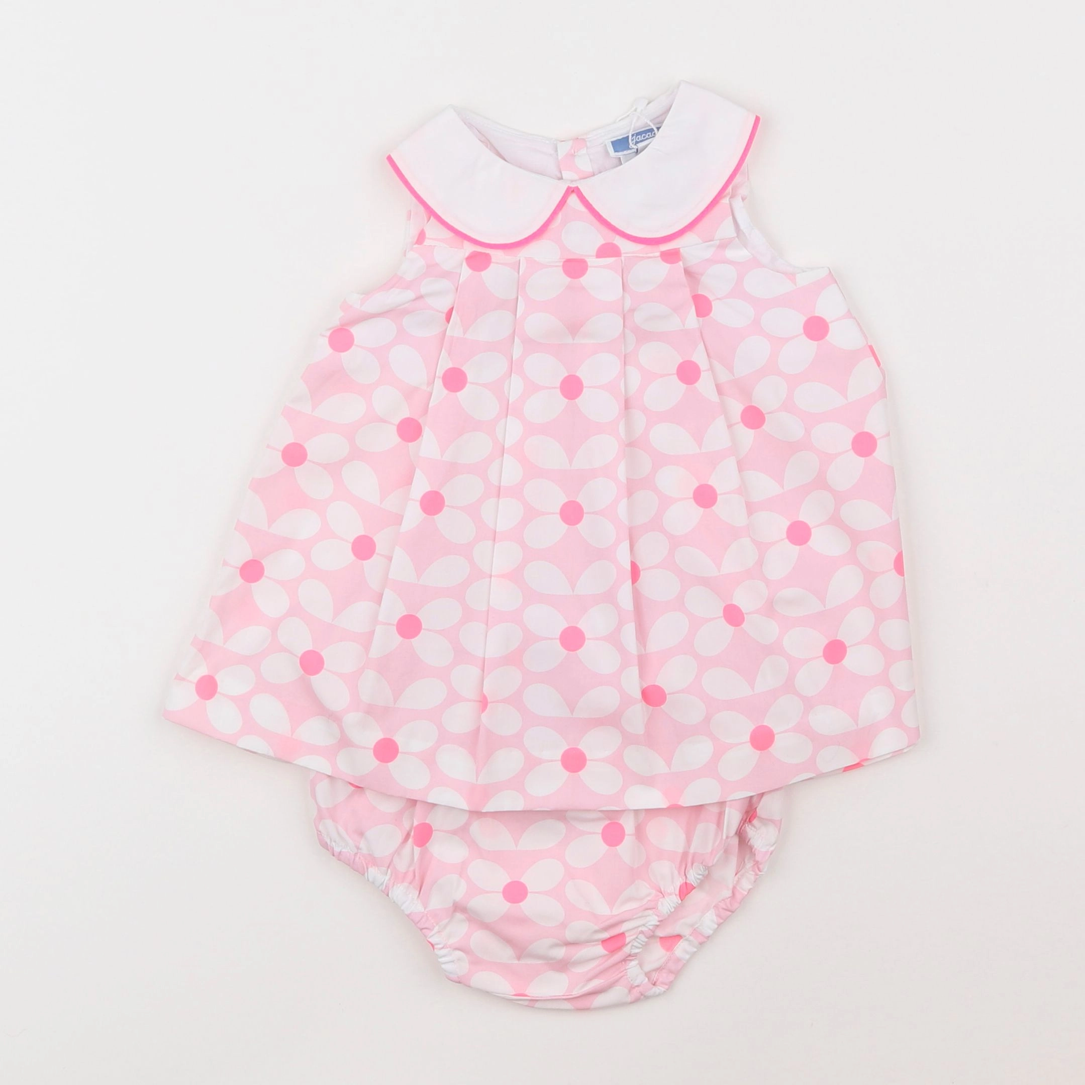 Jacadi - robe rose - 6 mois