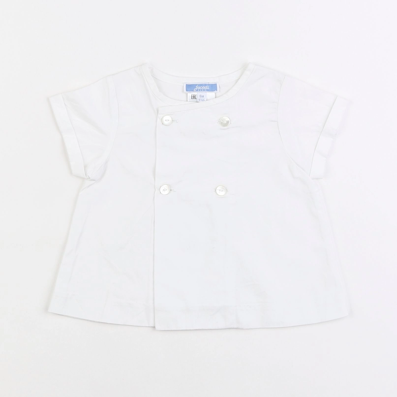 Jacadi - tee-shirt blanc - 6 mois