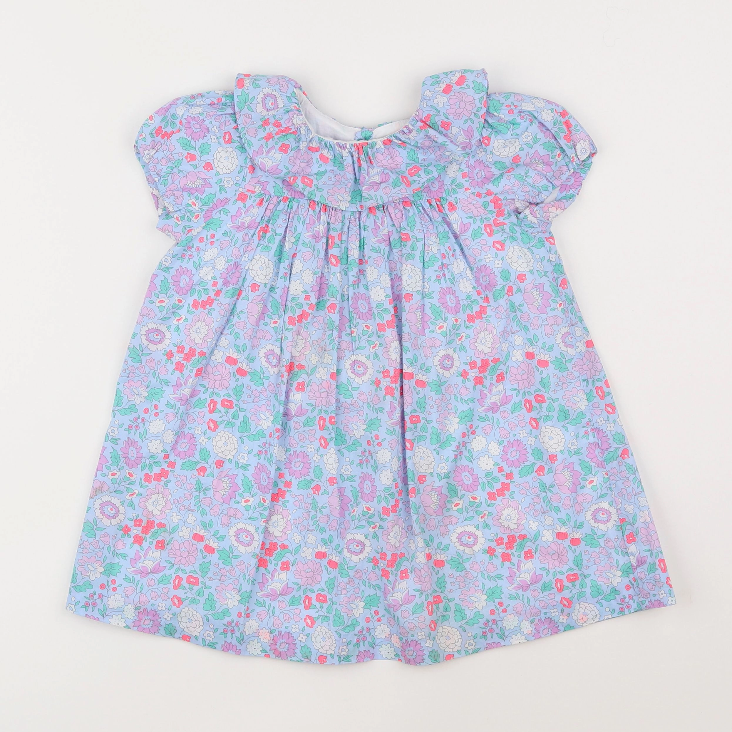 Jacadi - robe liberty bleu - 3 ans