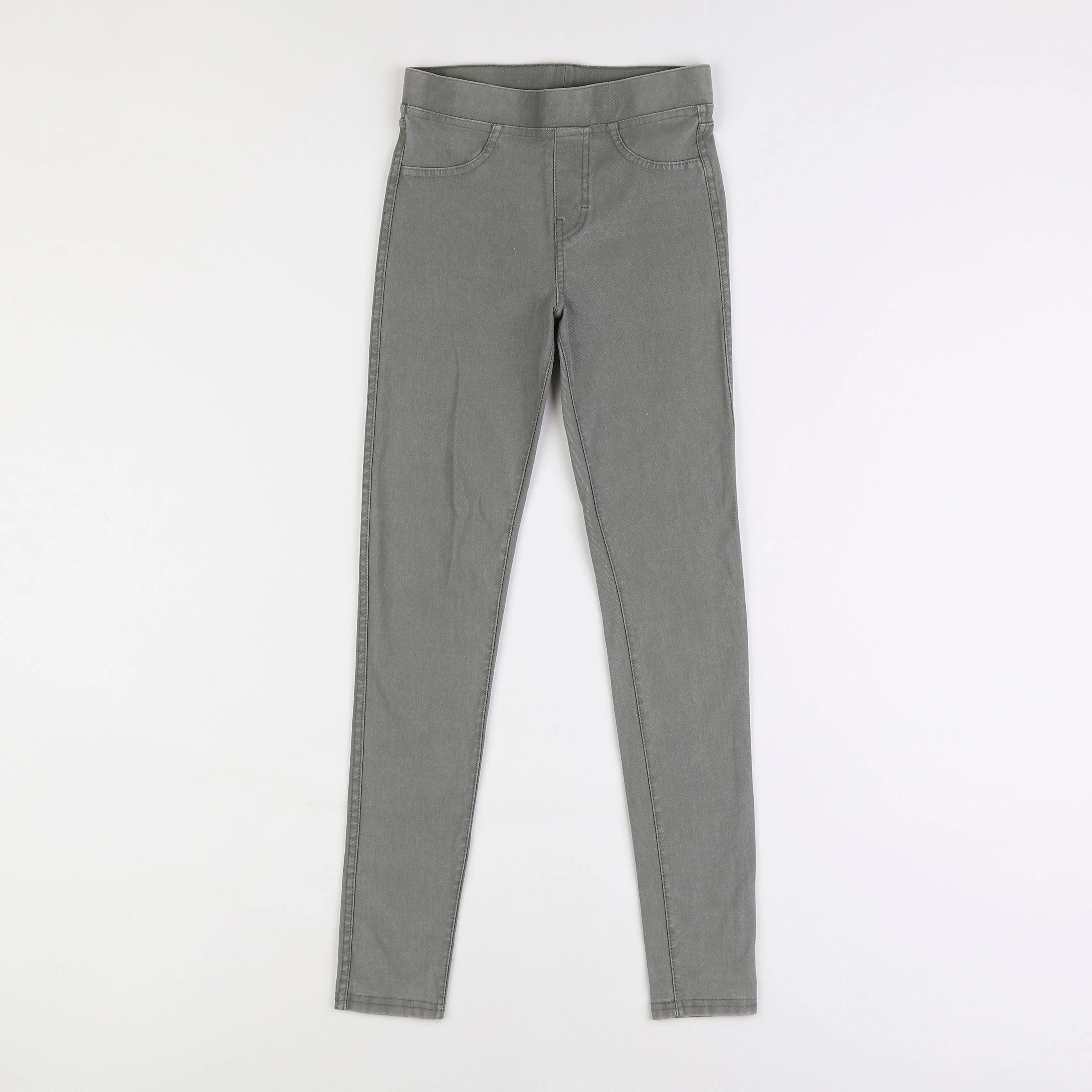 H&M - legging gris - 9/10 ans