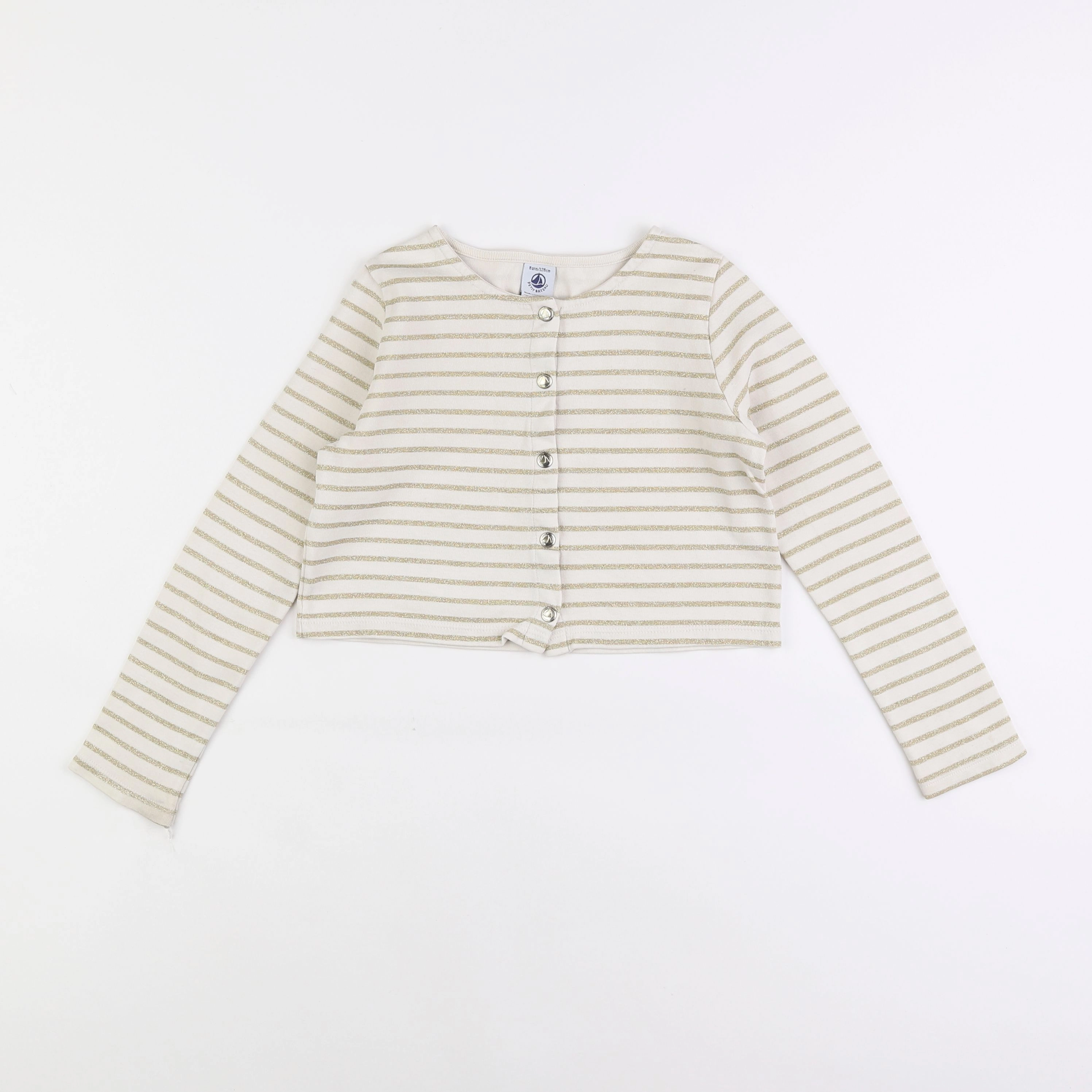 Petit Bateau - sweat or - 8 ans