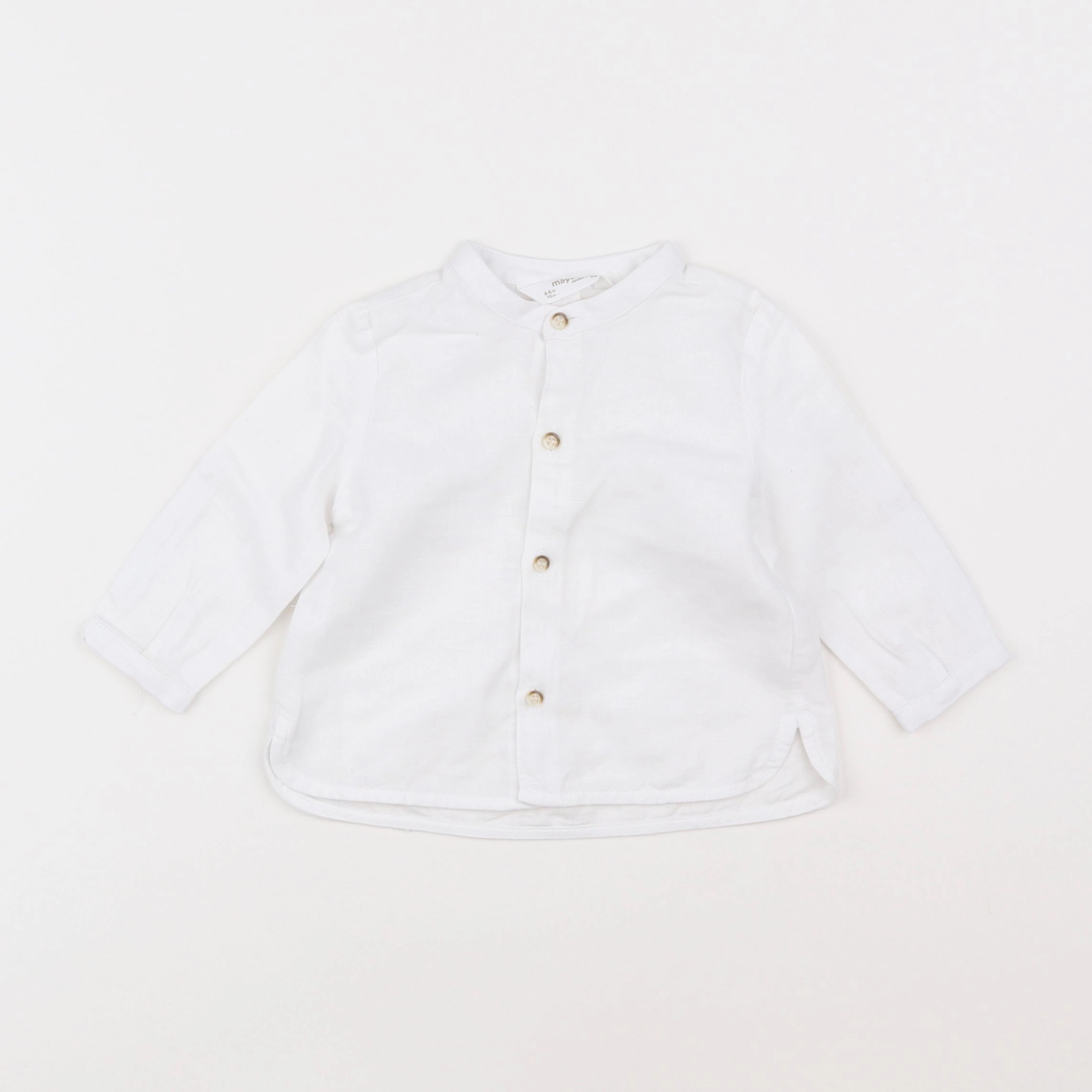 Mayoral - chemise blanc - 3/6 mois