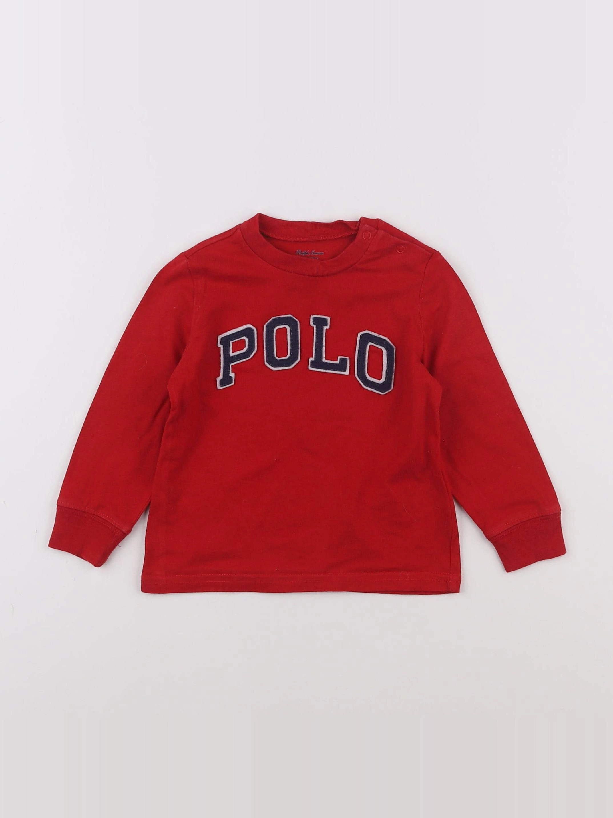 Ralph Lauren - tee-shirt rouge - 12 mois
