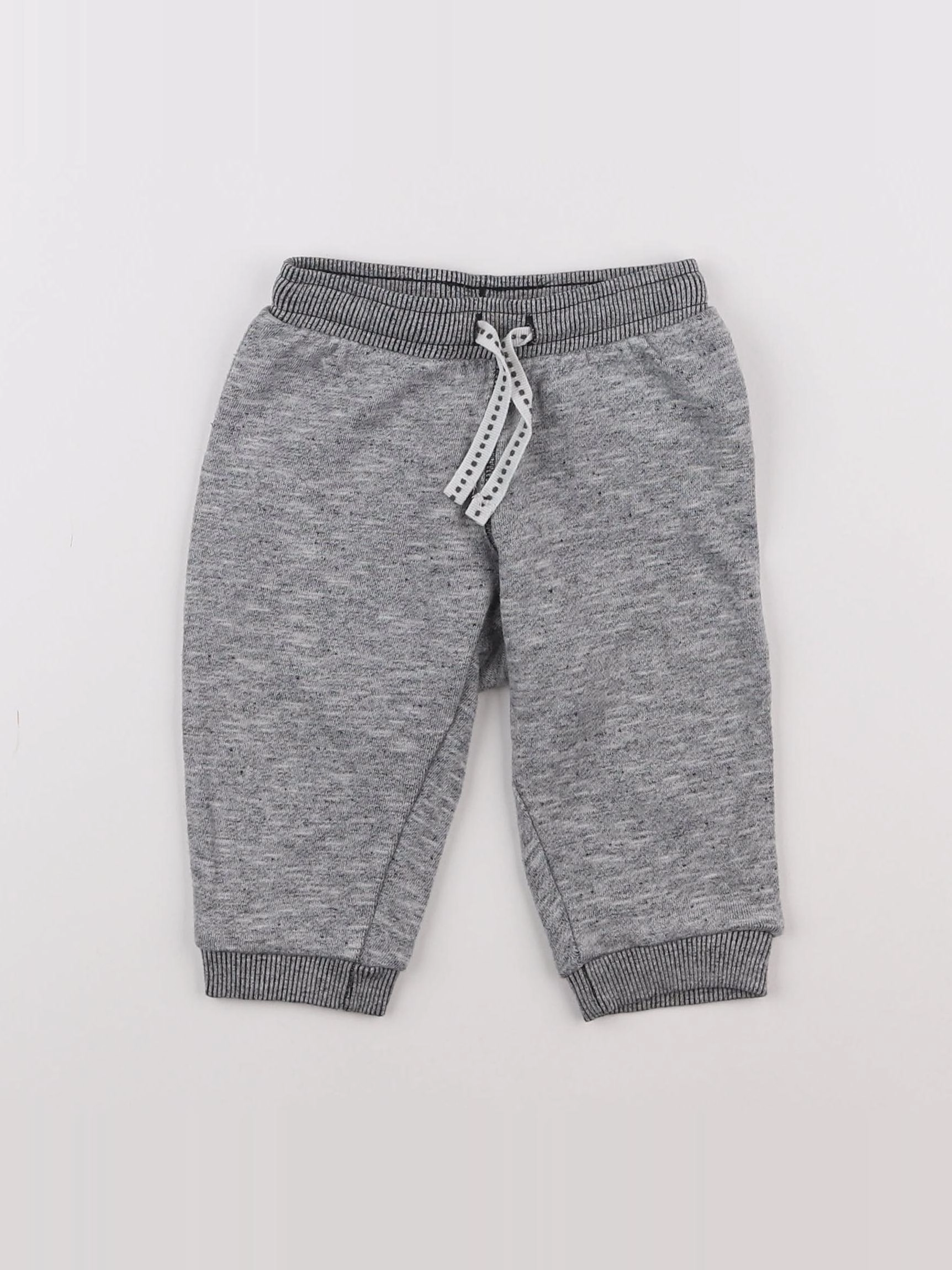 H&M - jogging gris - 6/9 mois