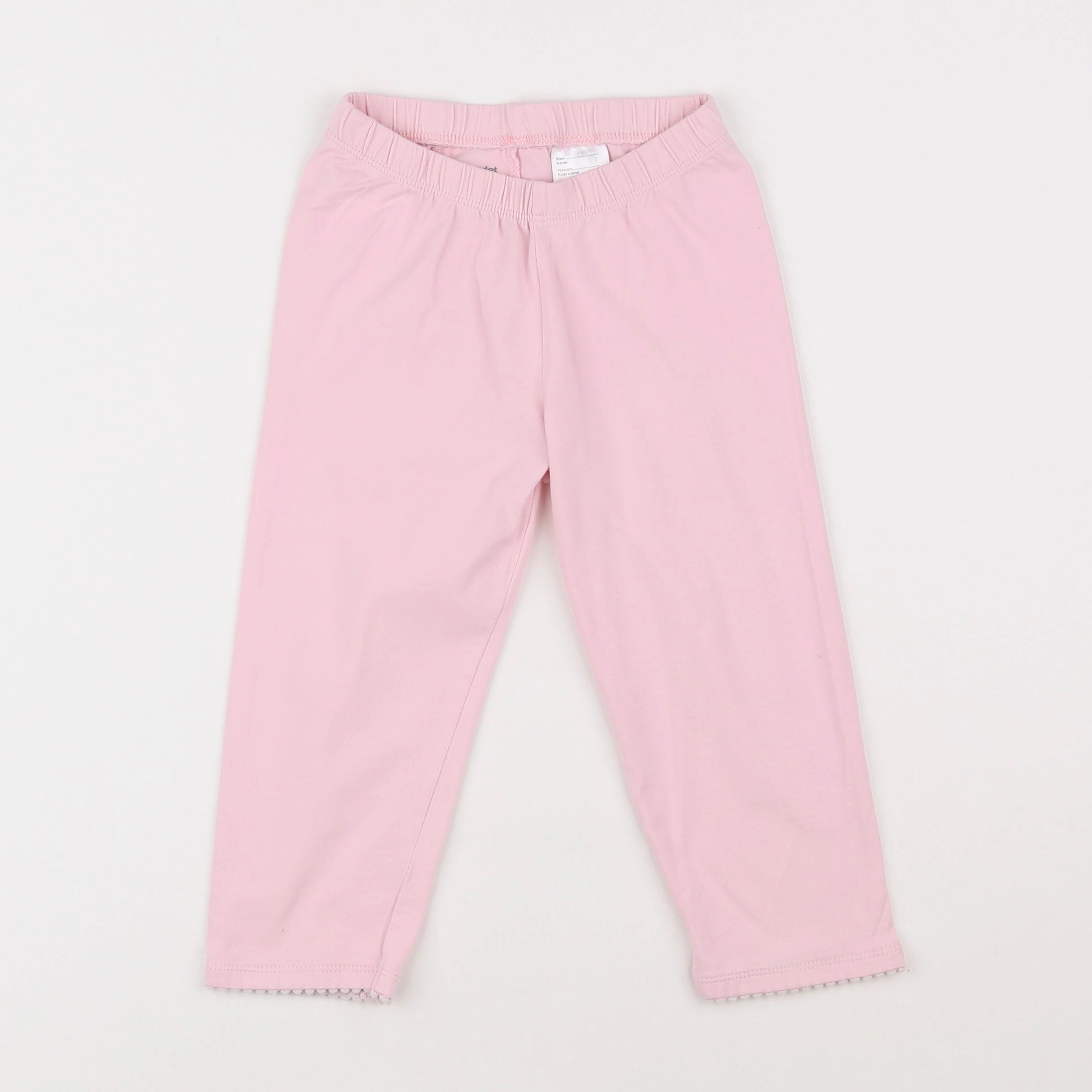 Vertbaudet - legging court rose - 10 ans