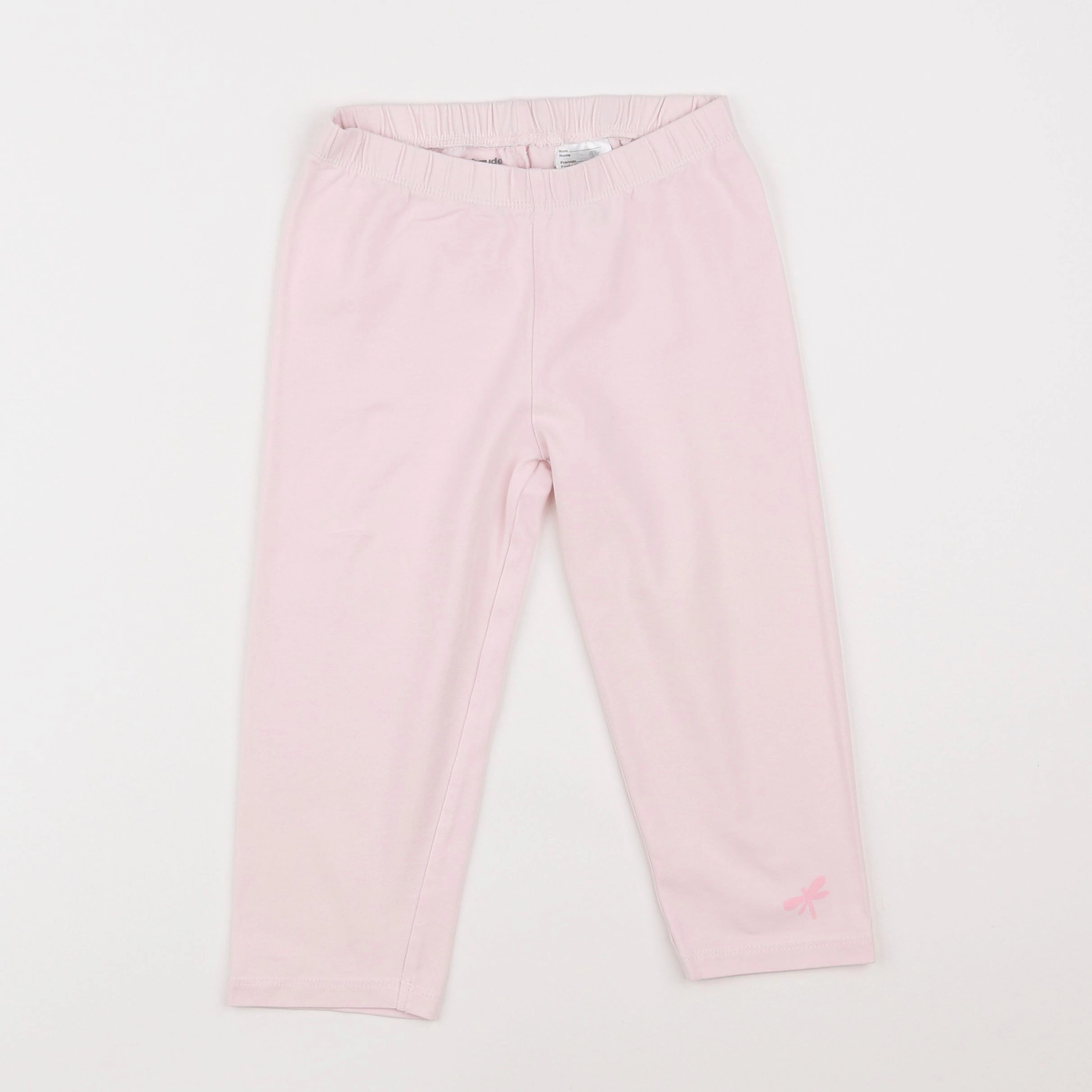 Vertbaudet - legging court rose - 10 ans