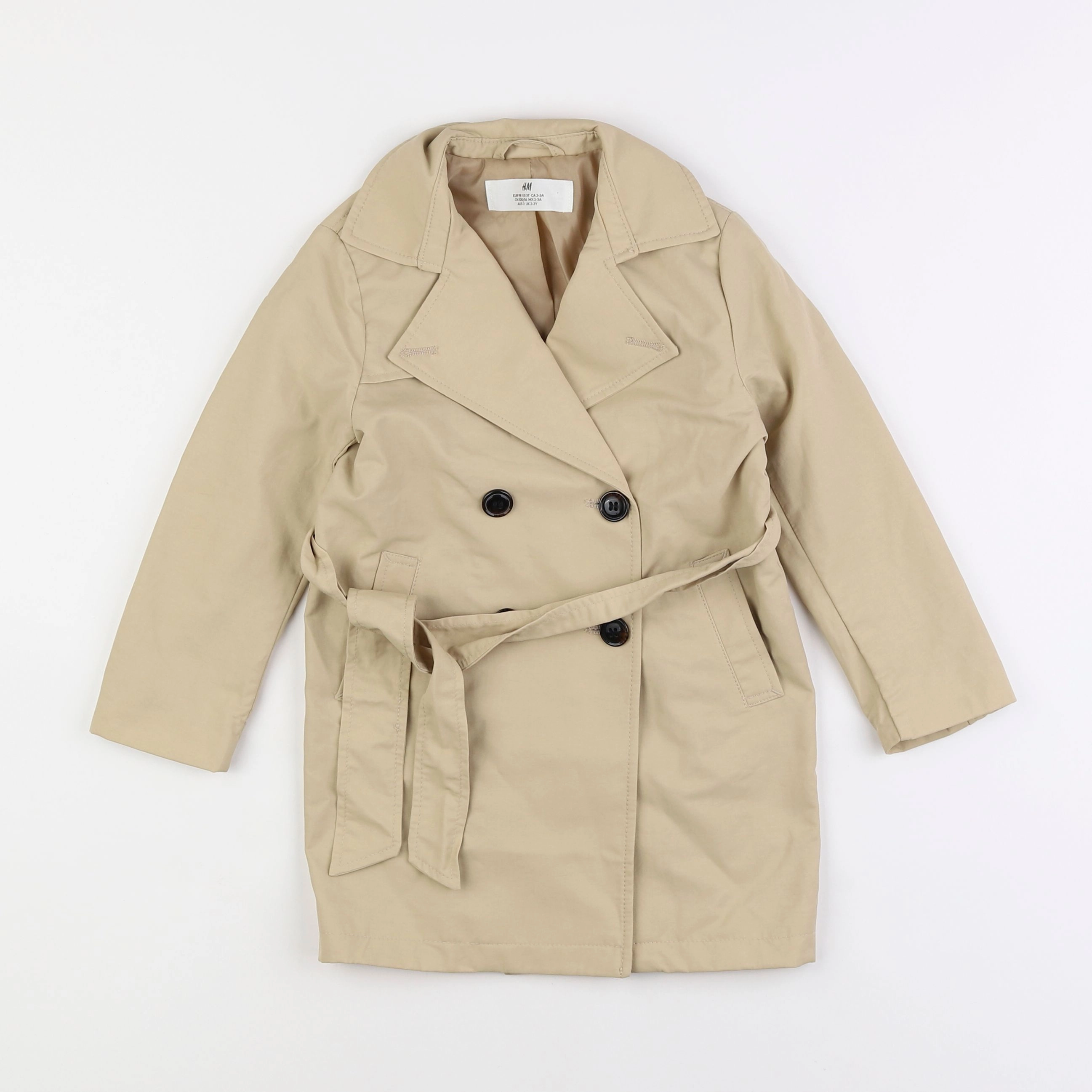 H&M - trench beige - 2/3 ans