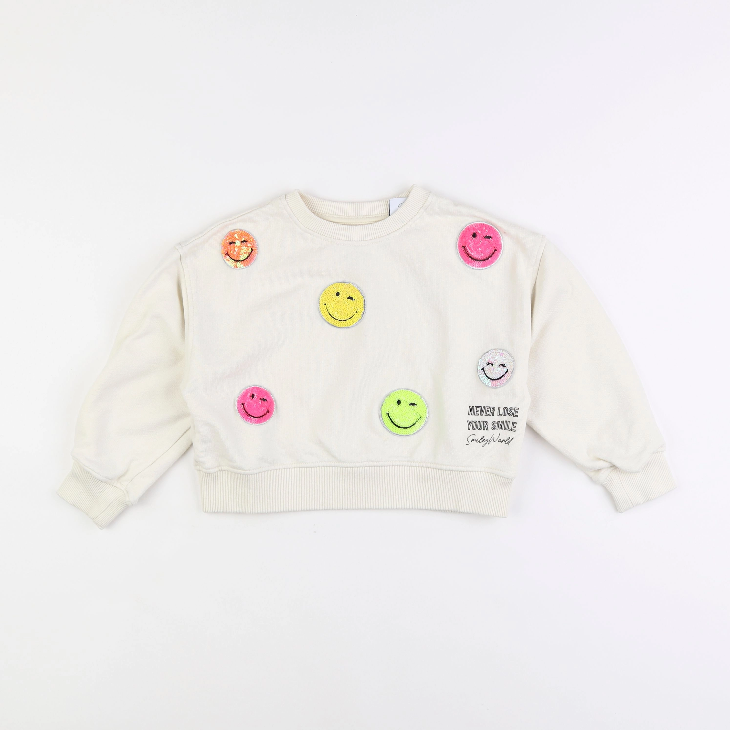 Zara - sweat multicolore - 6/7 ans