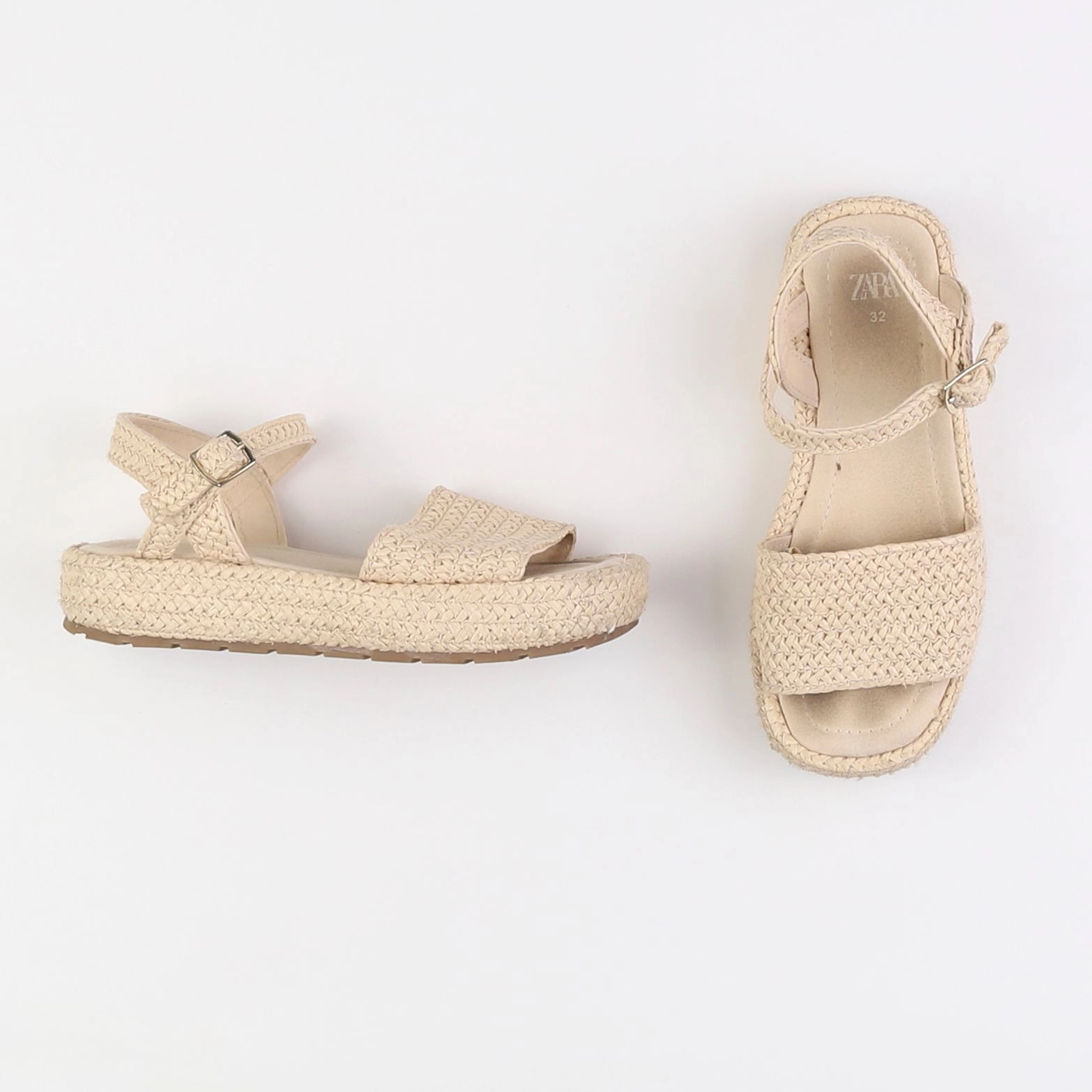 Zara - ballerines beige - pointure 32