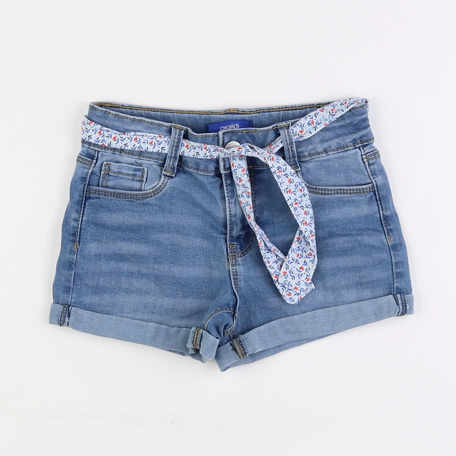 Okaidi - short bleu - 6 ans