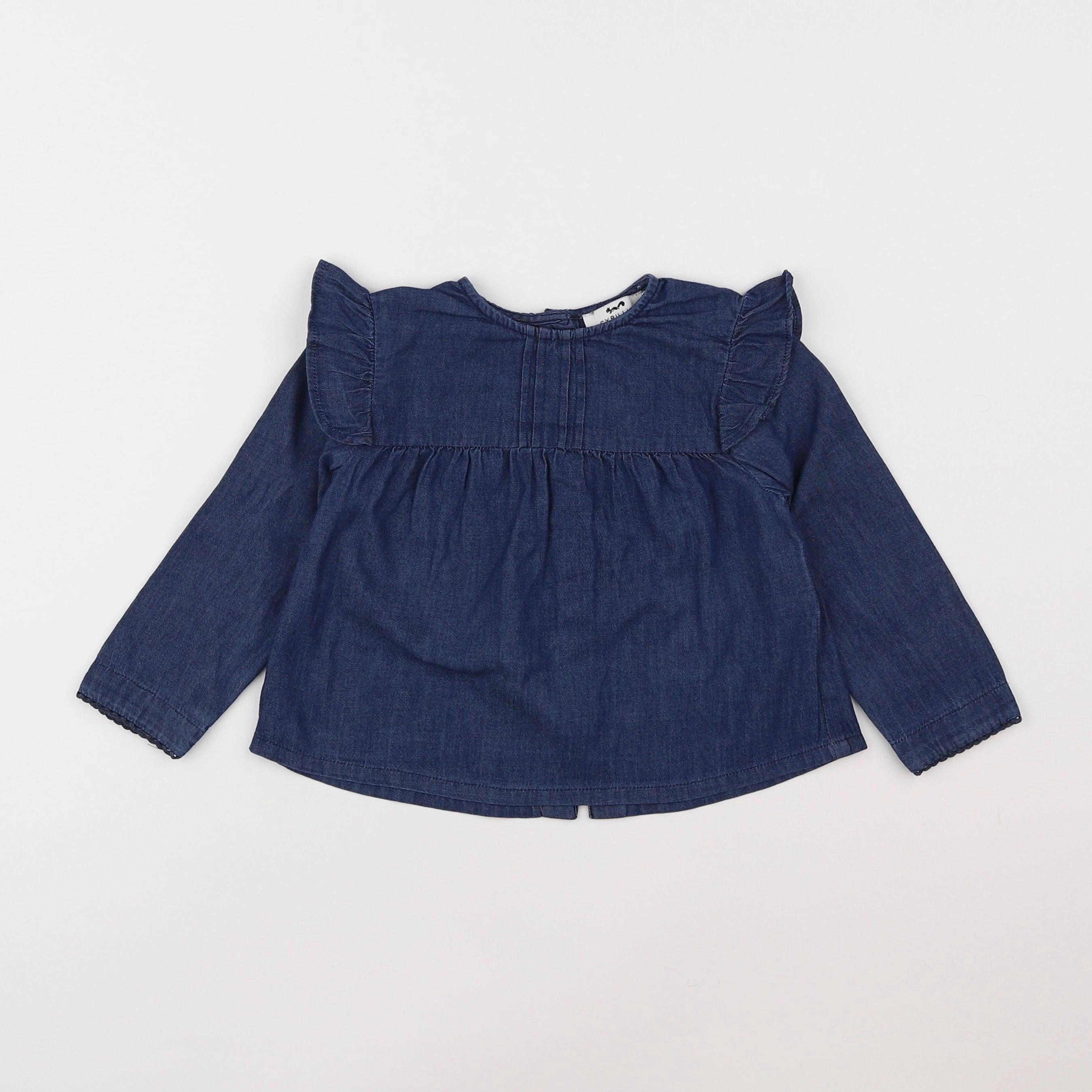 Cyrillus - blouse bleu - 2 ans