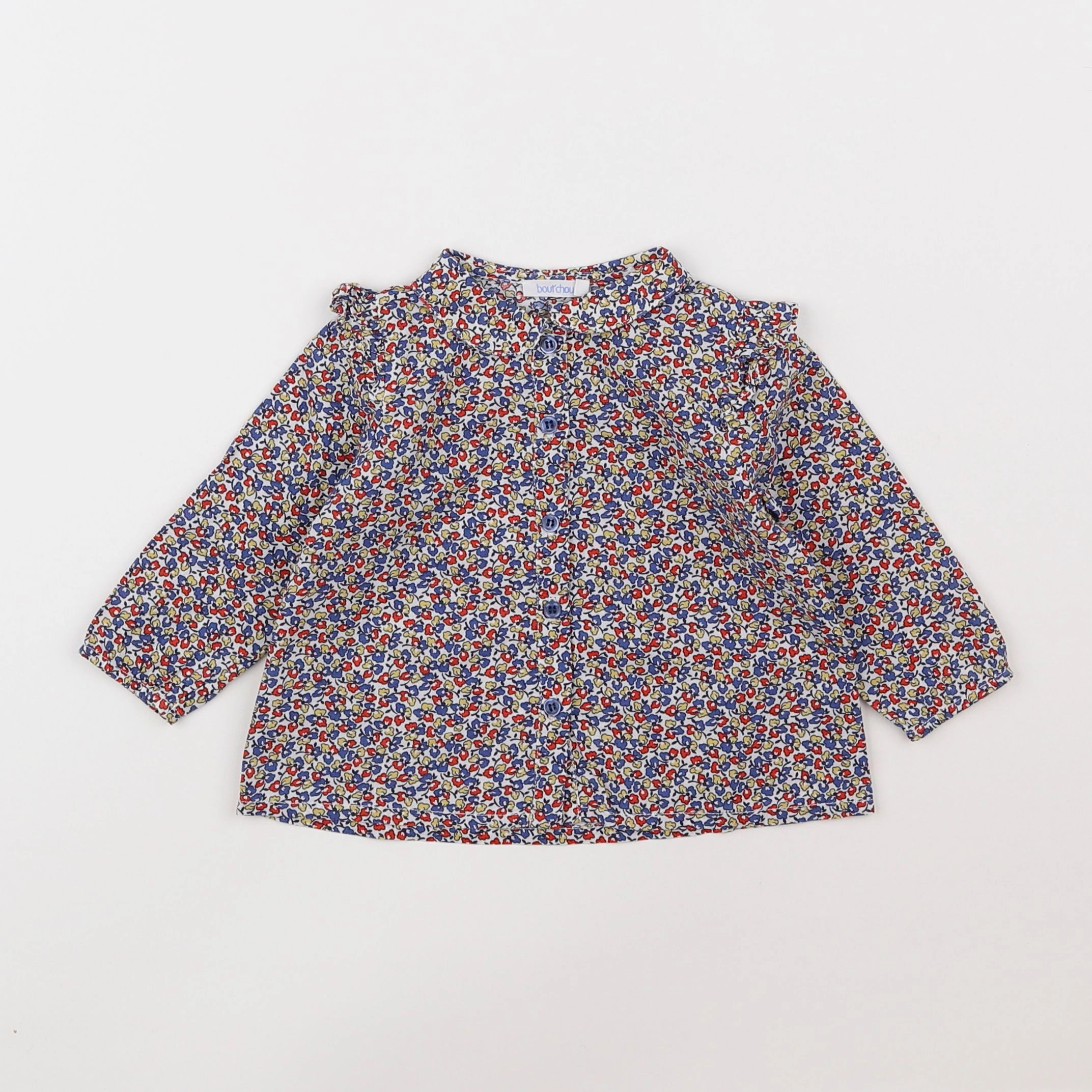 Boutchou - blouse multicolore - 6 mois