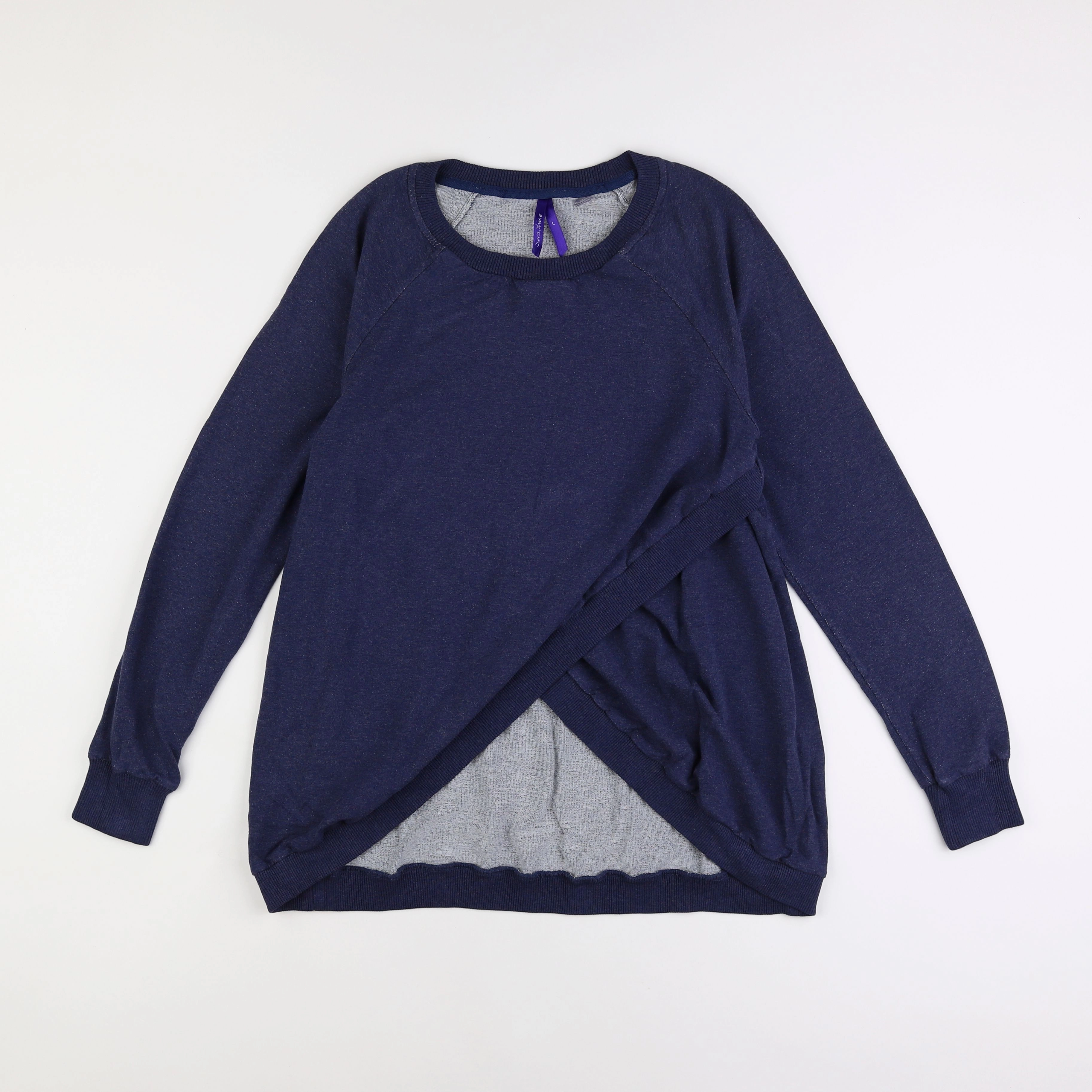 Seraphine - pull grossesse bleu - 42 à 44