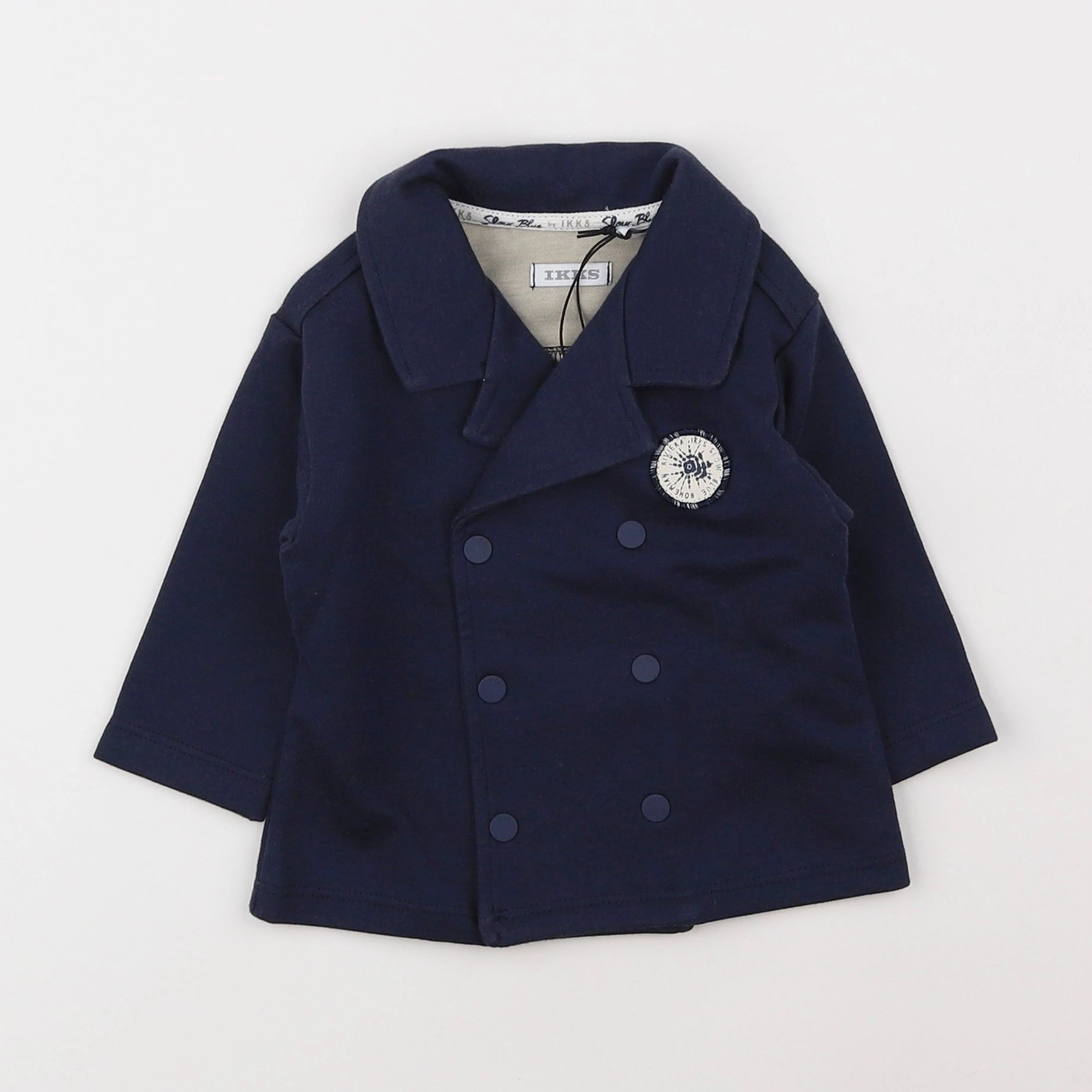 IKKS - veste bleu - 6 mois