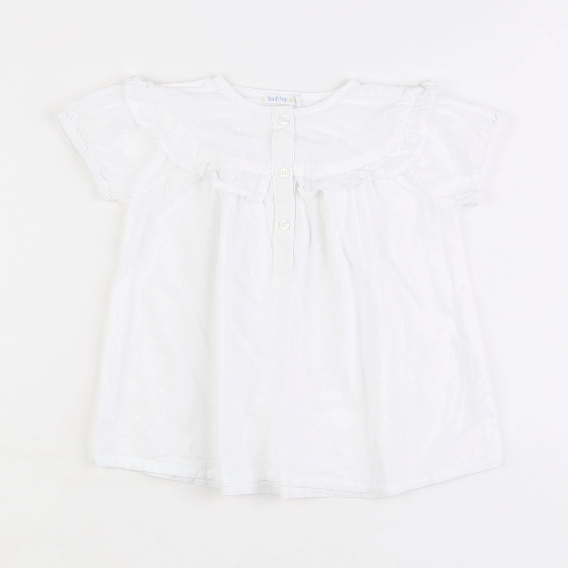 Boutchou - blouse blanc - 2 ans