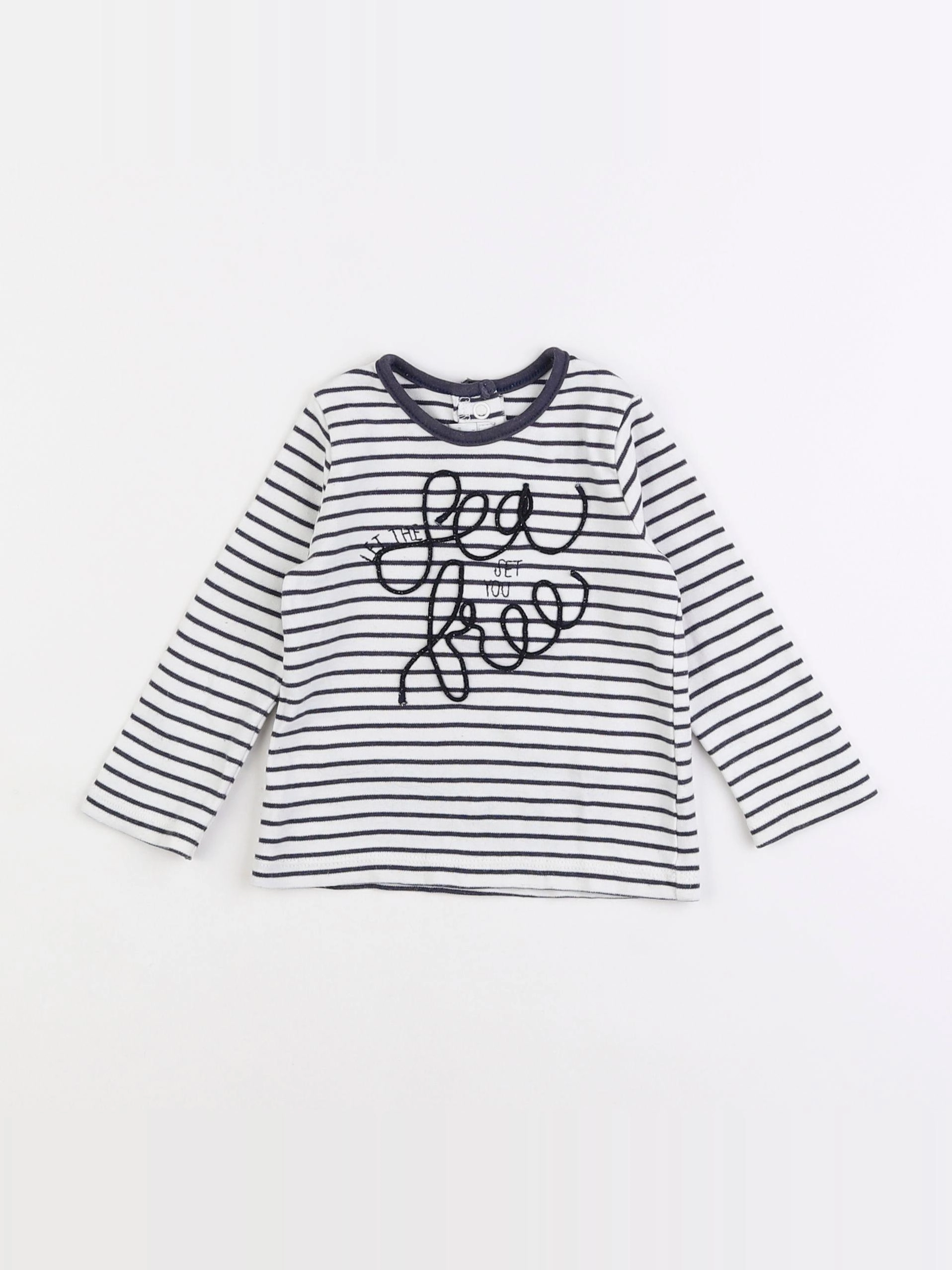 Mamas & papas - tee-shirt blanc - 9/12 mois