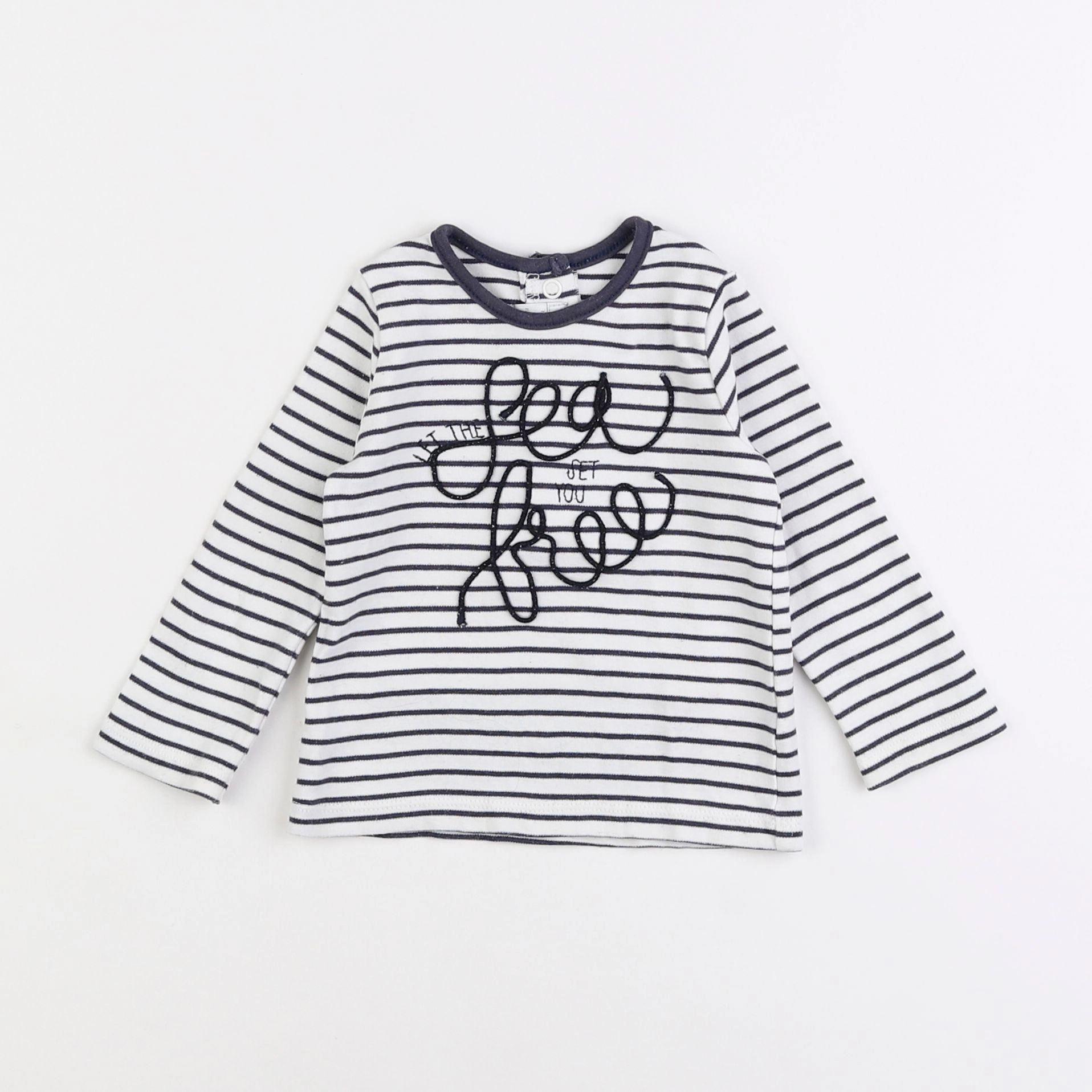 Mamas & papas - tee-shirt blanc - 9/12 mois