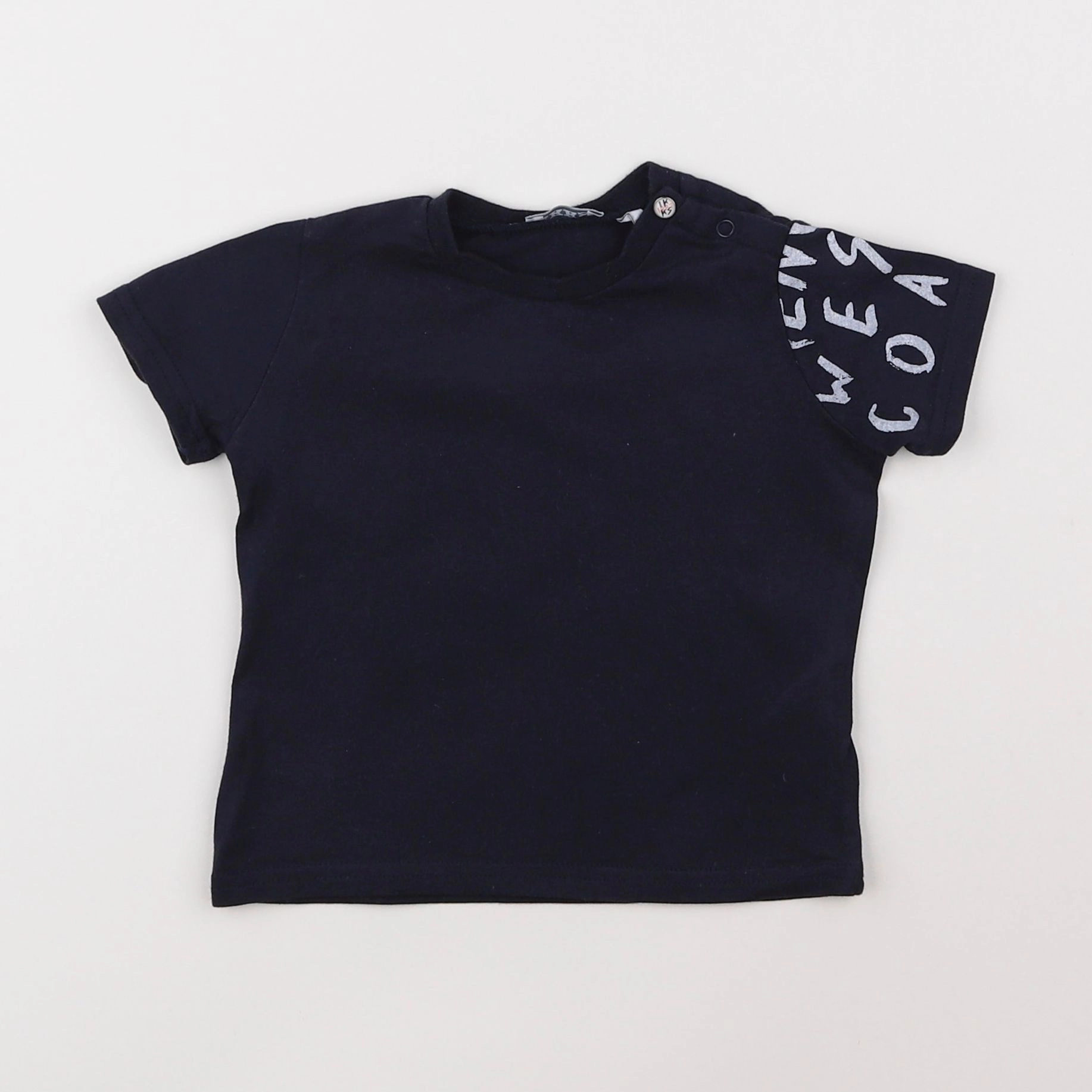 IKKS - tee-shirt bleu - 6 mois