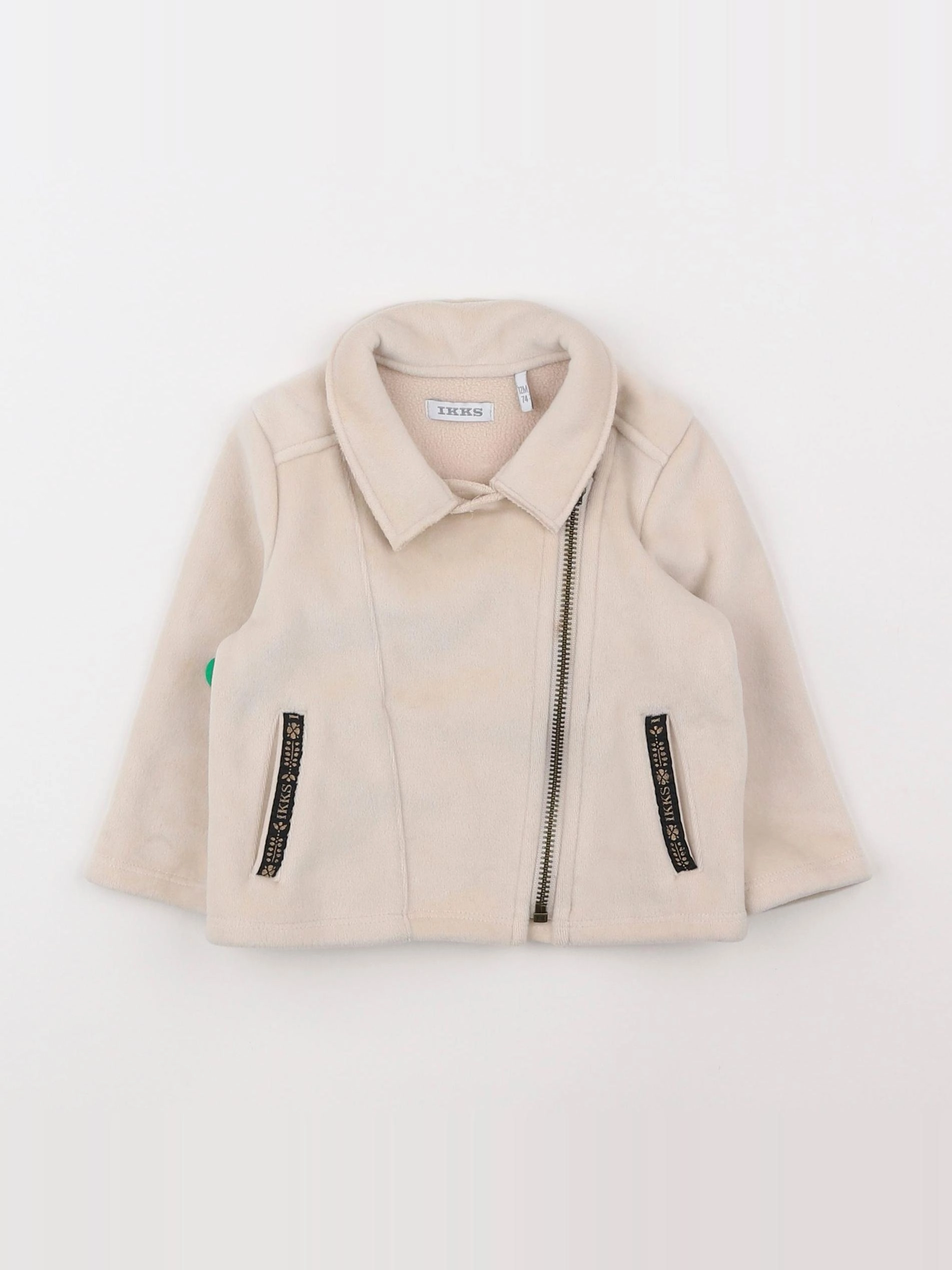 IKKS - veste beige - 12 mois