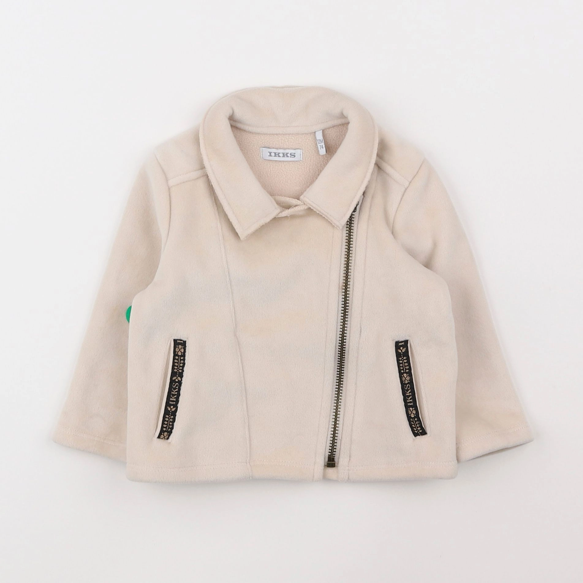 IKKS - veste beige - 12 mois