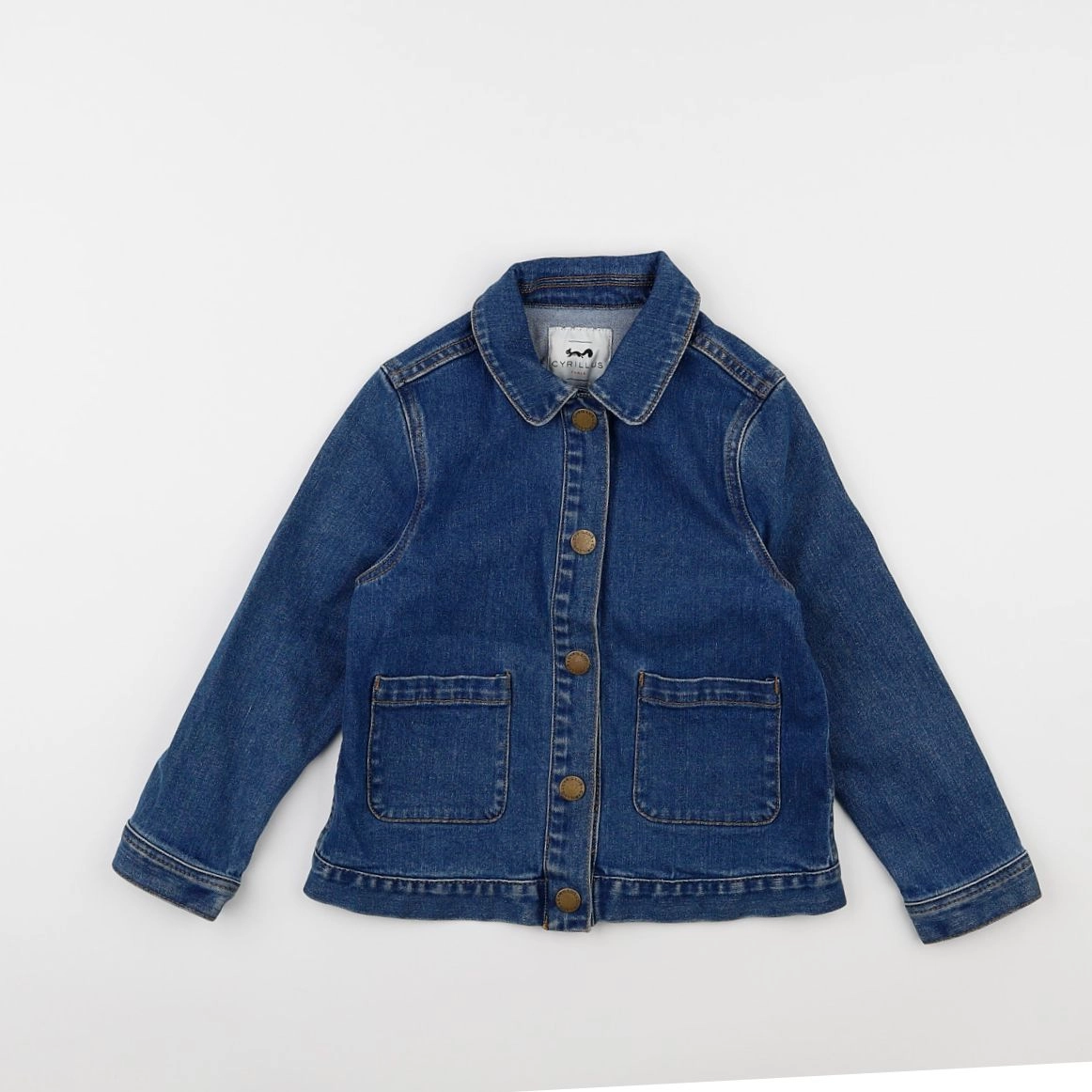 Cyrillus - veste bleu - 6 ans