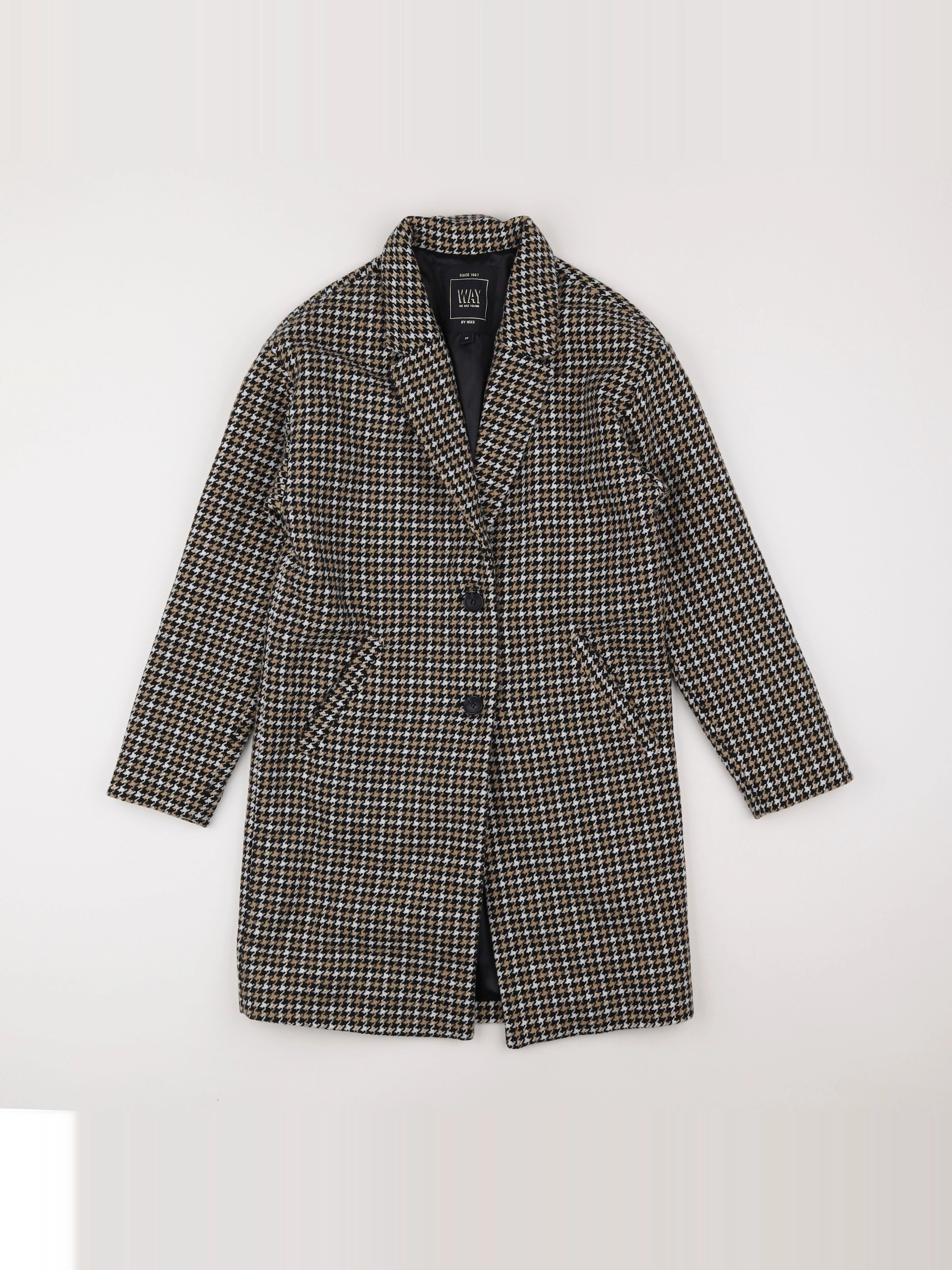 IKKS - manteau marron - 12 ans