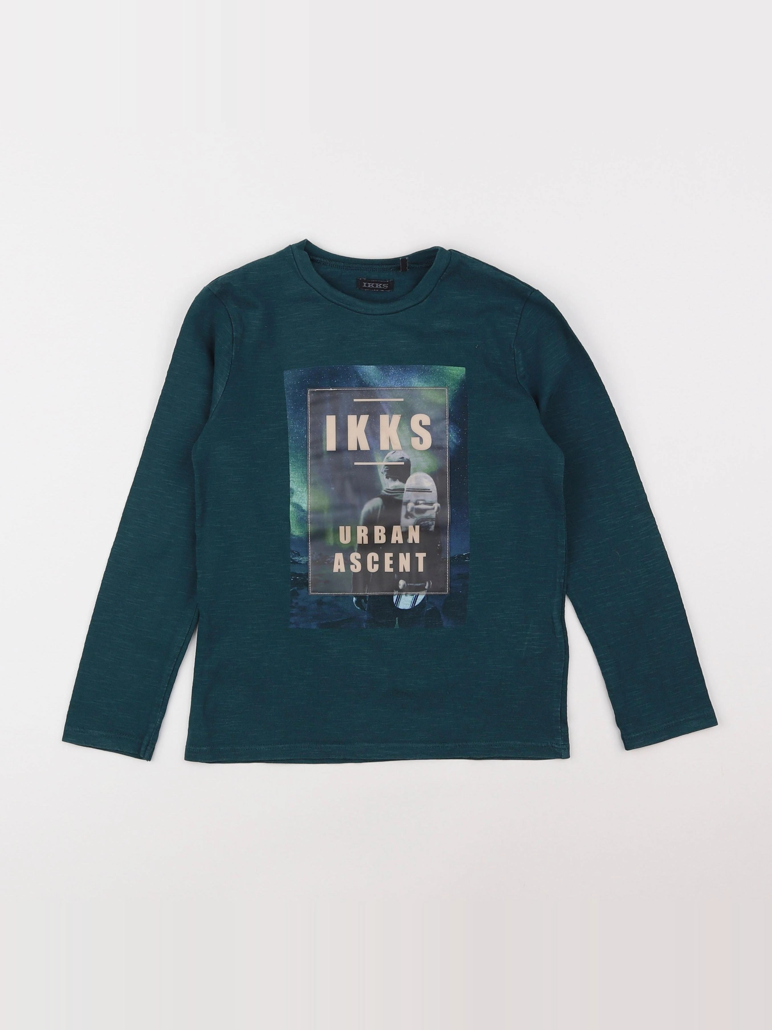 IKKS - tee-shirt bleu - 8 ans