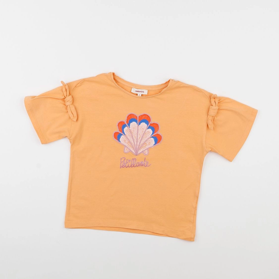 Catimini - tee-shirt orange - 6 ans