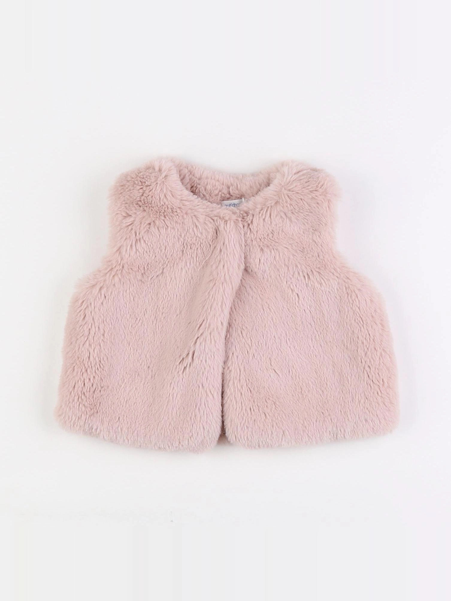 Boutchou - gilet rose - 6 mois