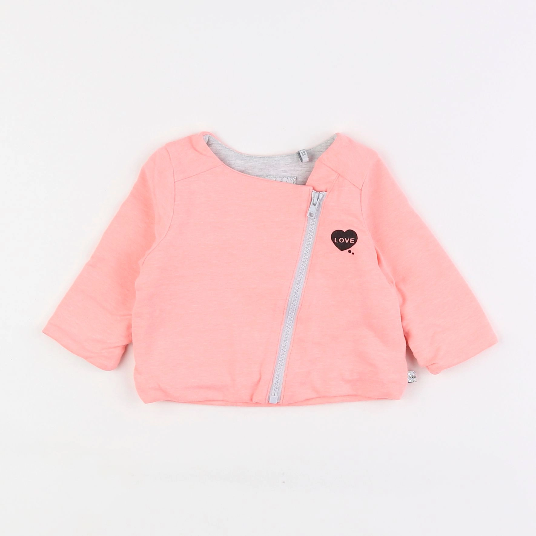 IKKS - sweat rose - 6 mois