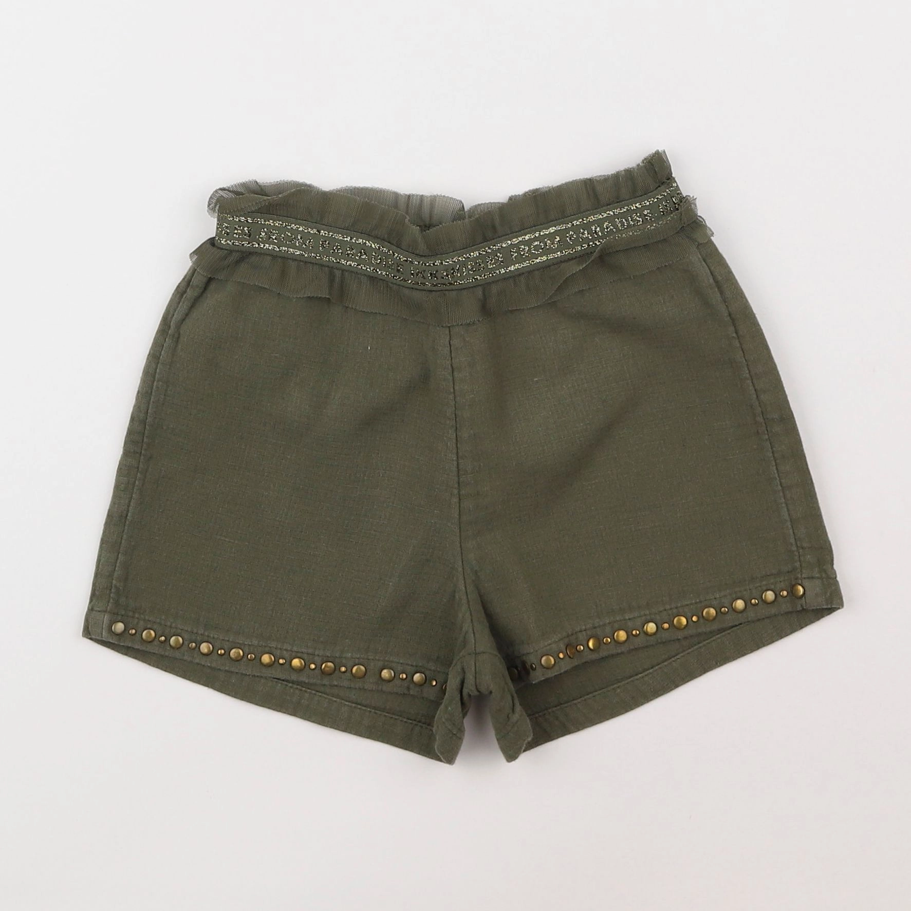 IKKS - short vert - 4 ans