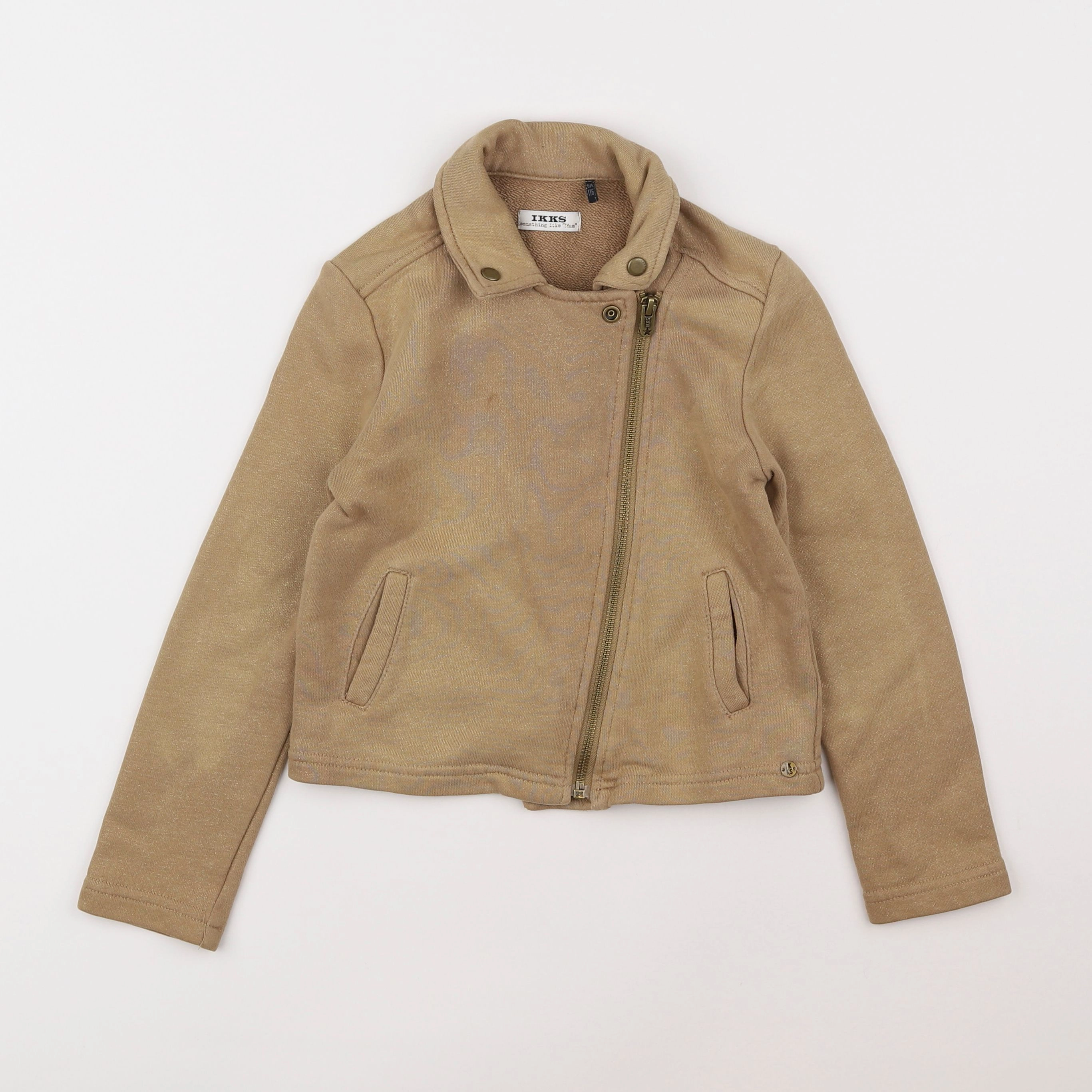 IKKS - veste marron, or - 6 ans